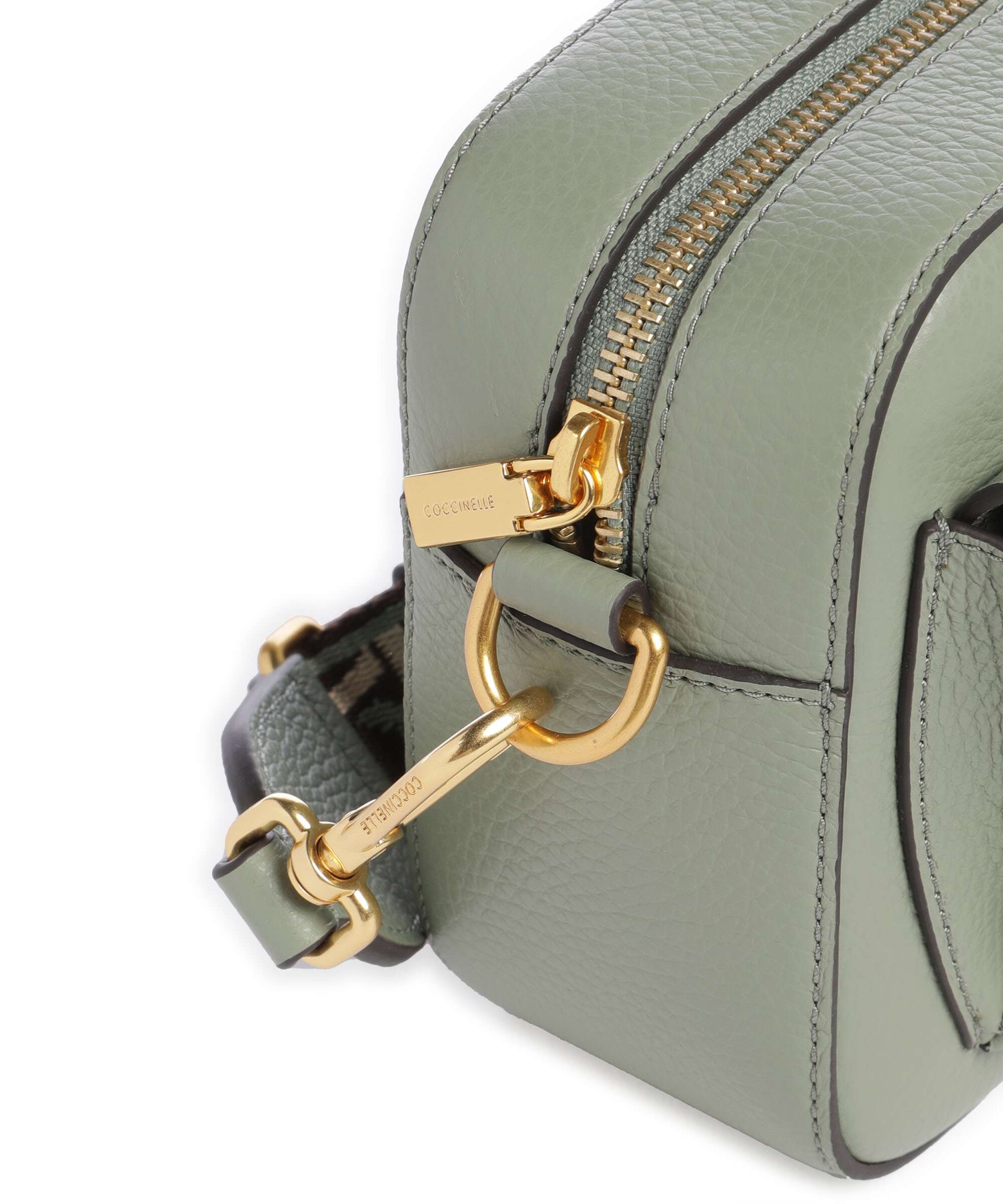 Coccinelle Beat Soft Ribbon Crossbody tas greenery - Image 4
