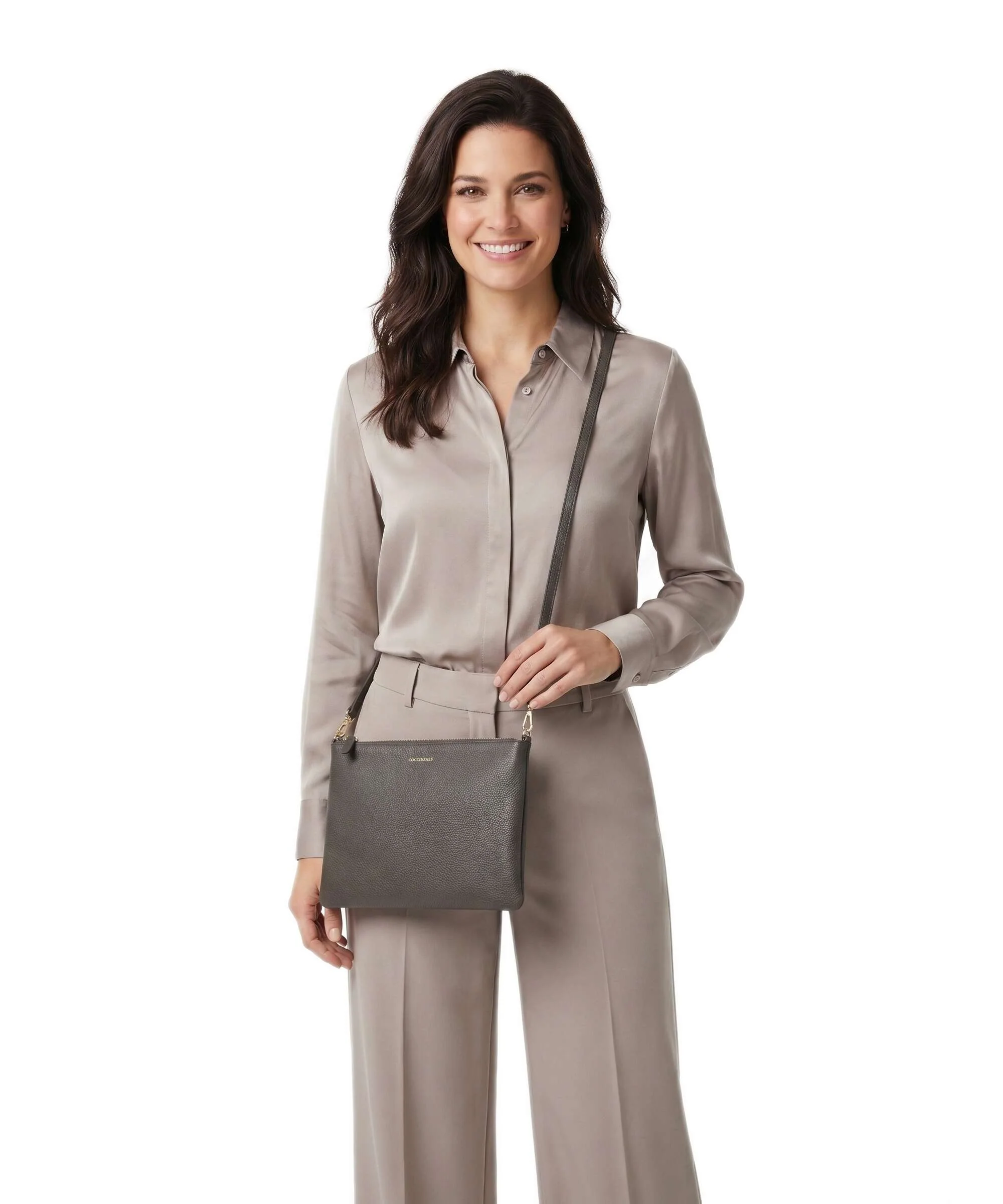 Coccinelle Best Crossbody tas fango - Image 3