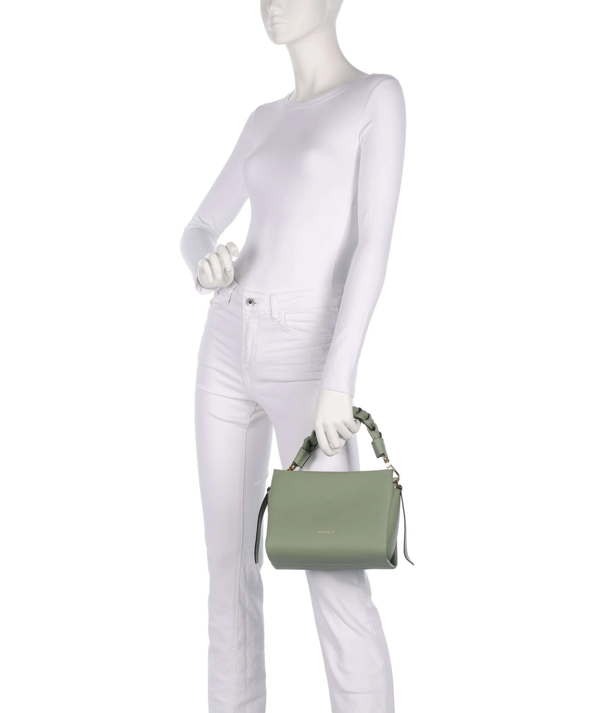 Coccinelle Boheme Grana Double Handtas greenery/rosett - Image 3