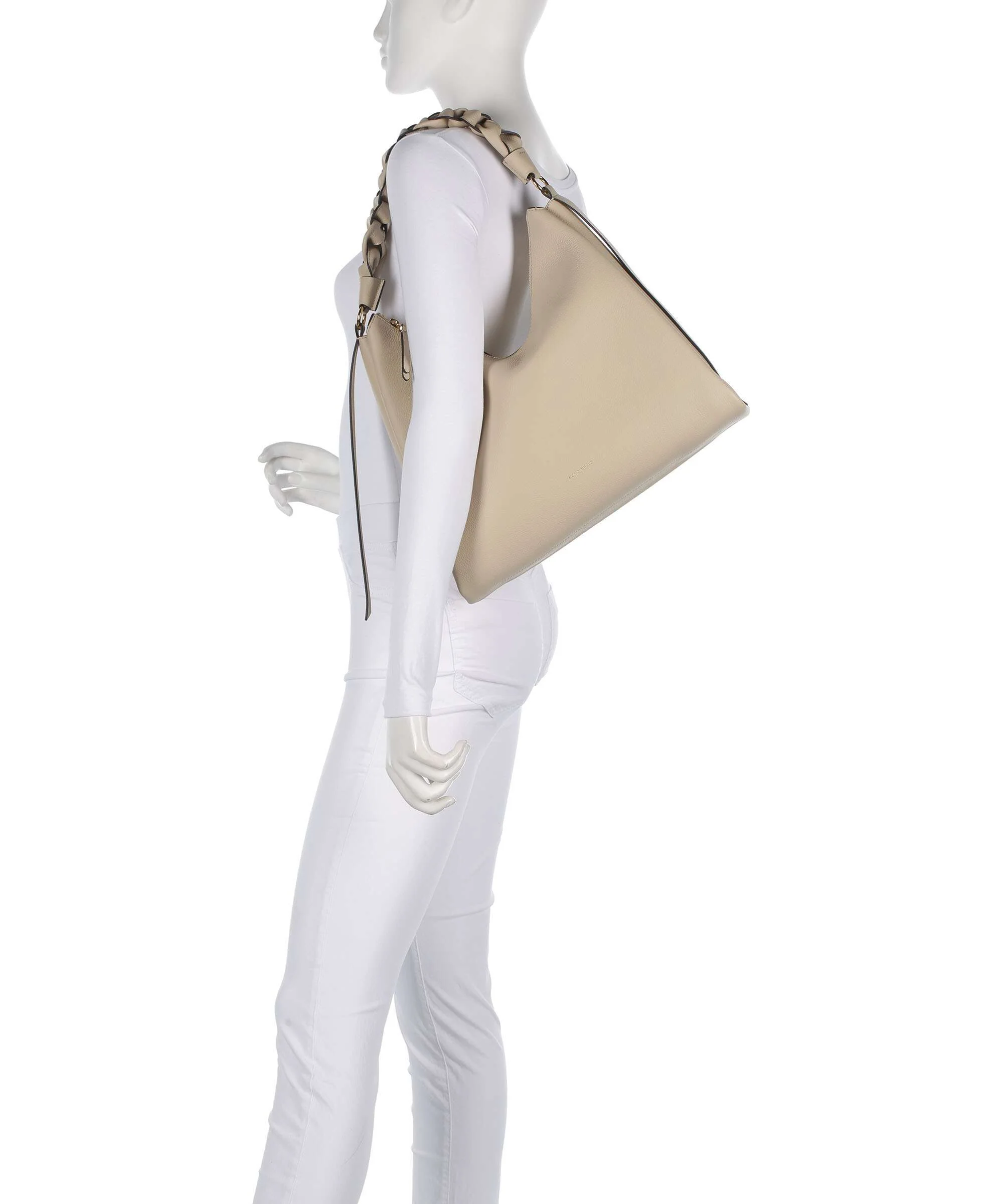 Coccinelle Boheme Grana Double Hobo tas sandshell/seagrass - Image 3