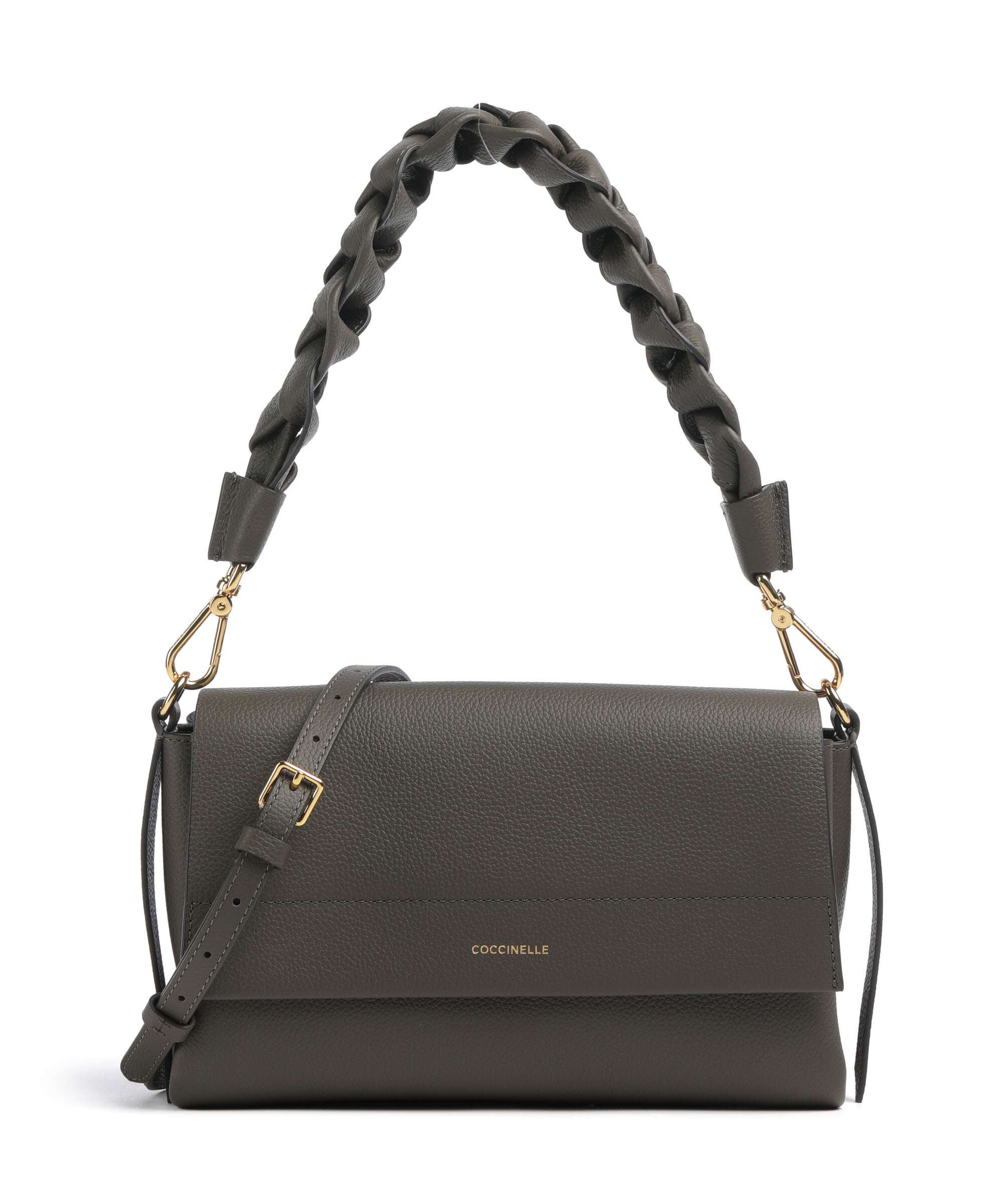 Coccinelle Boheme Grana Double Schoudertas fango/honey