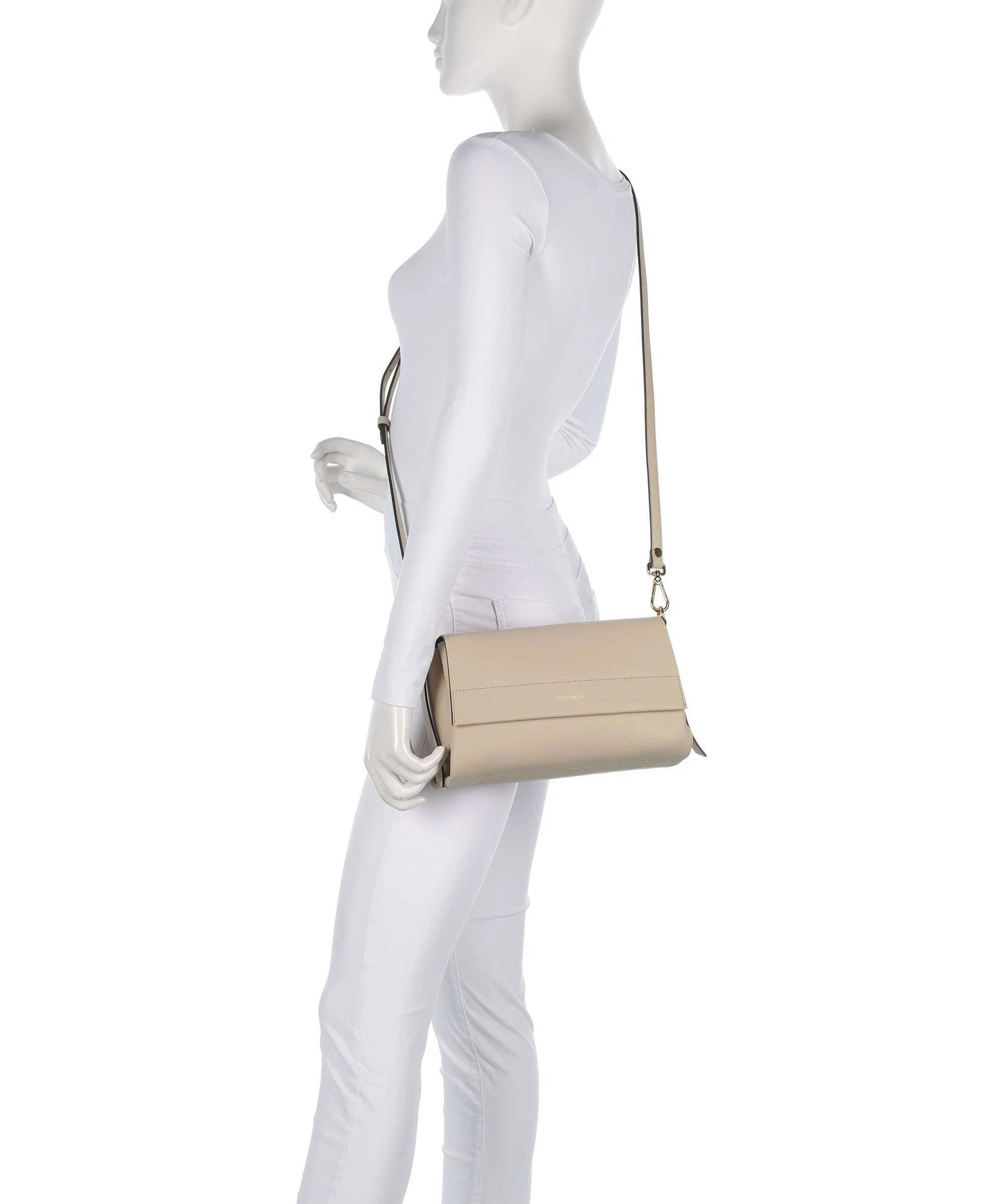 Coccinelle Boheme Grana Double Schoudertas sandshell/seagrass - Image 3