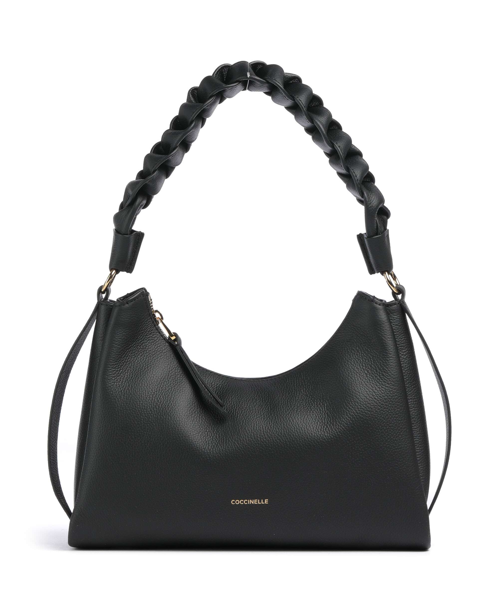 Coccinelle Boheme Grana Double Schoudertas noir/cuir