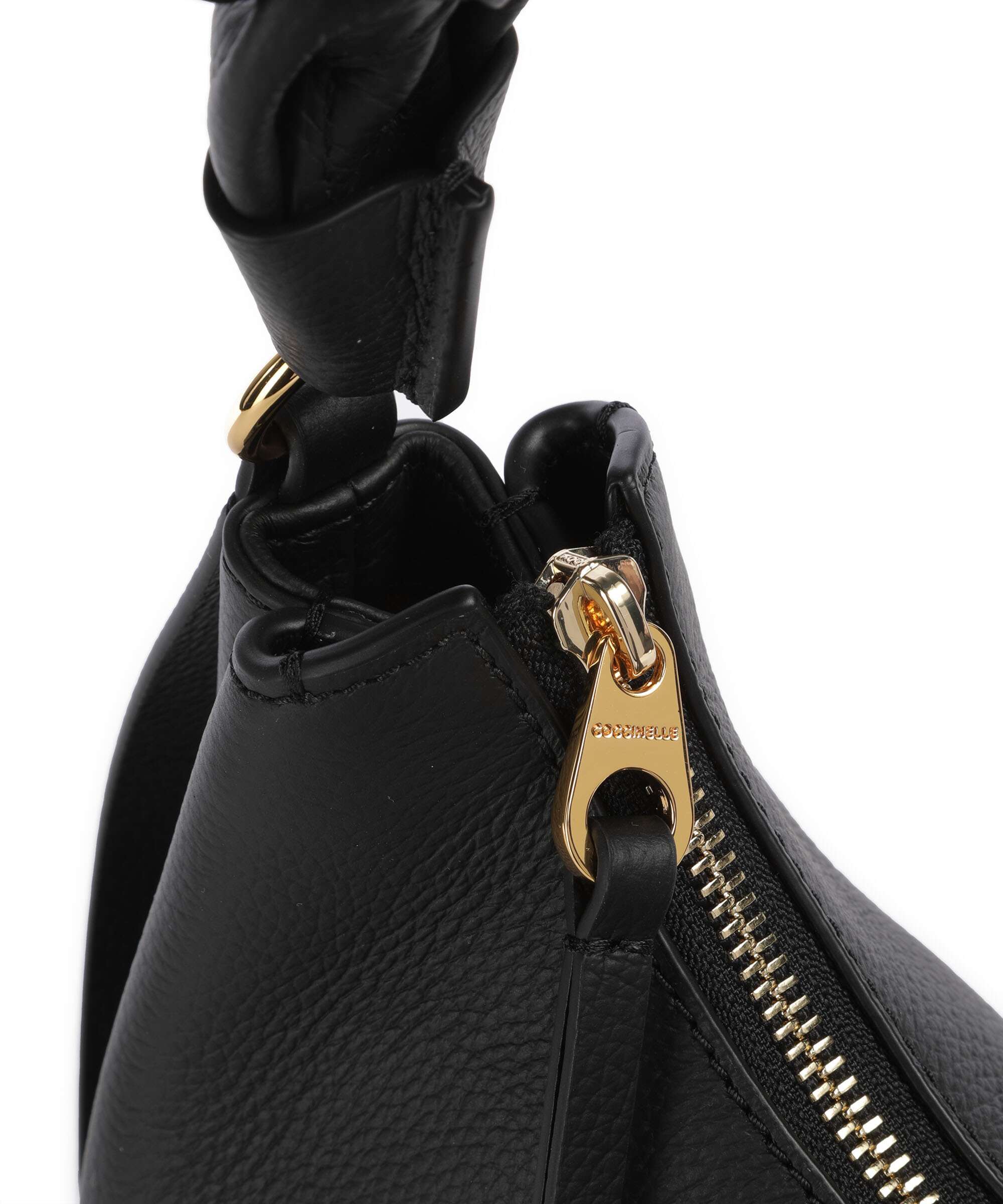 Coccinelle Boheme Grana Double Schoudertas noir/cuir - Image 4