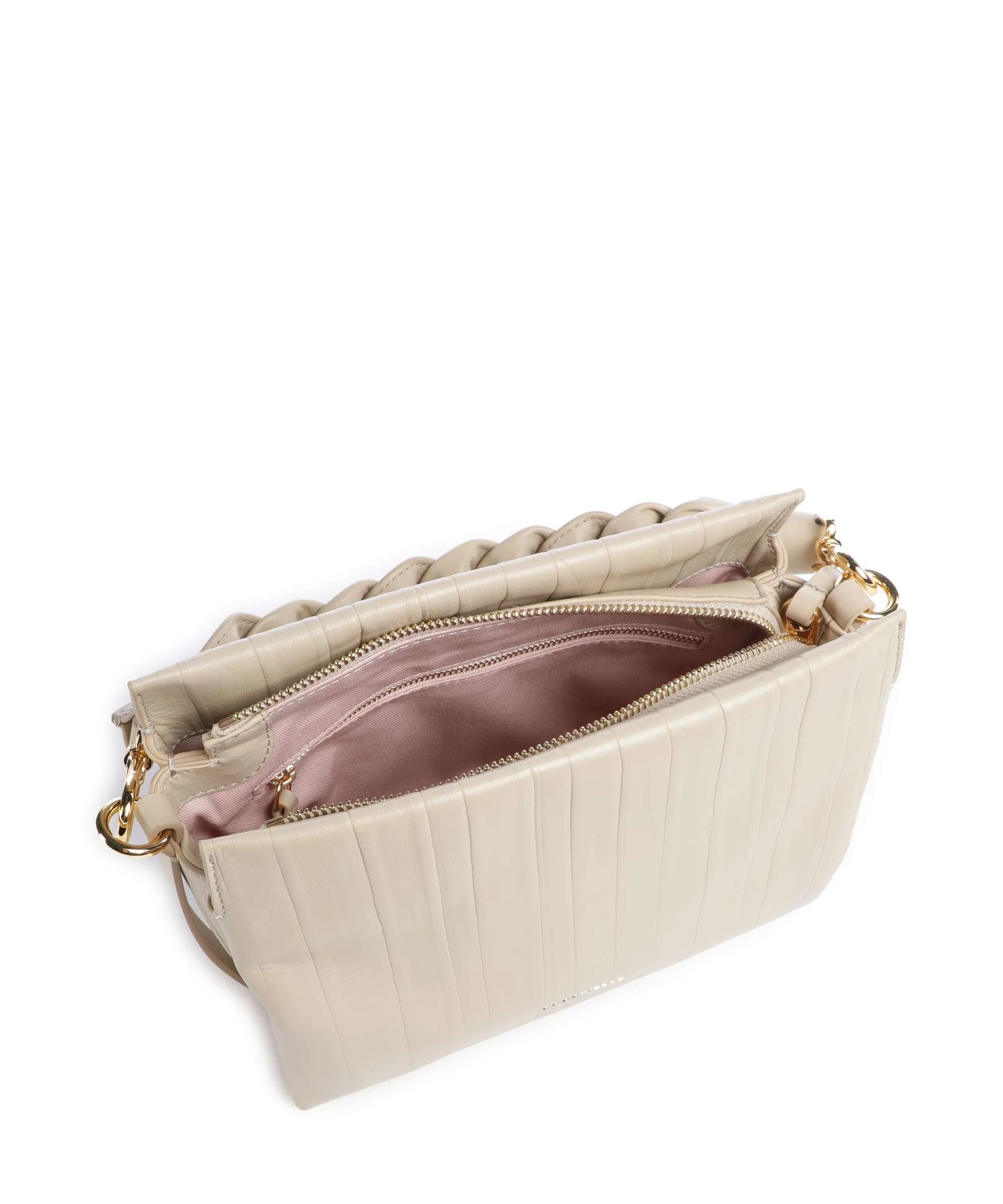 Coccinelle Boheme Plisse Handtas sandshell - Image 6