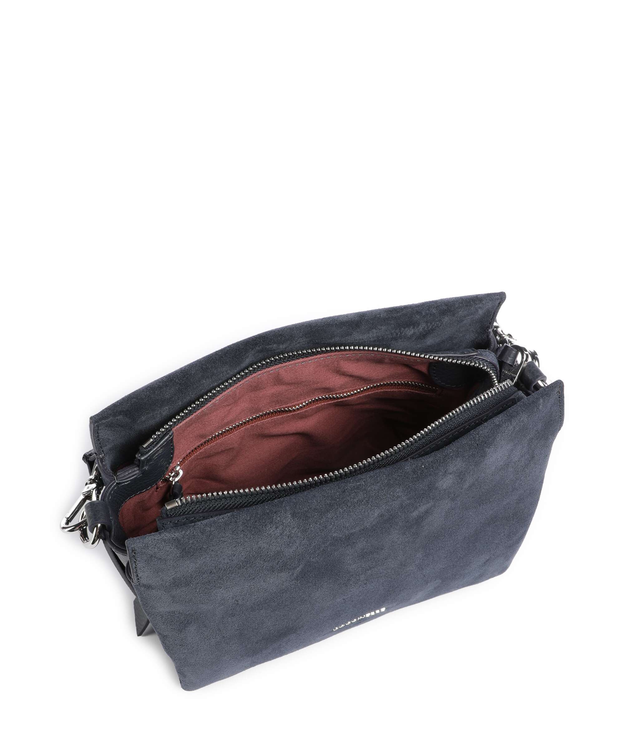 Coccinelle Boheme Suede Handtas midnight blue - Image 6
