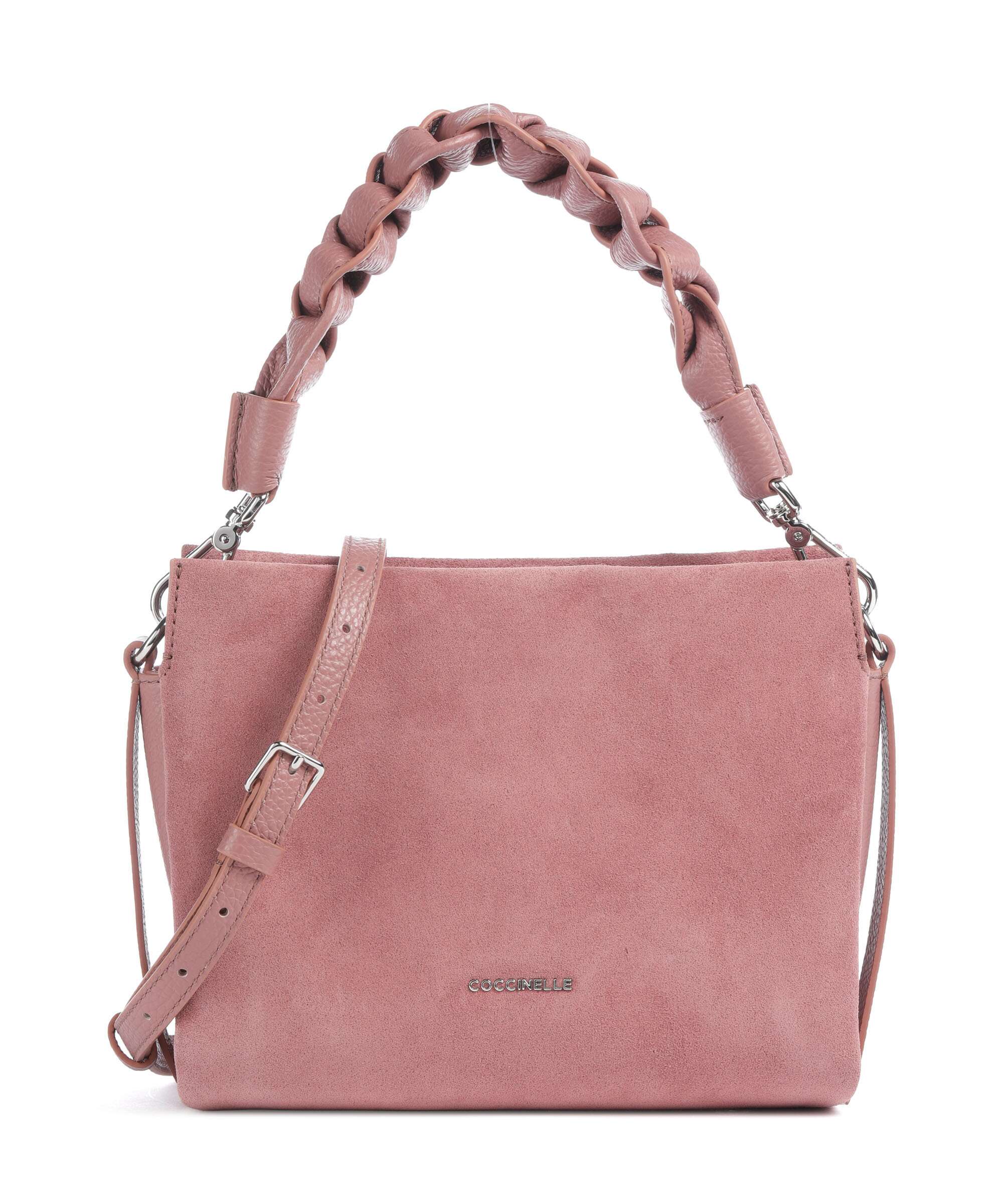 Coccinelle Boheme Suede Handtas winter rose