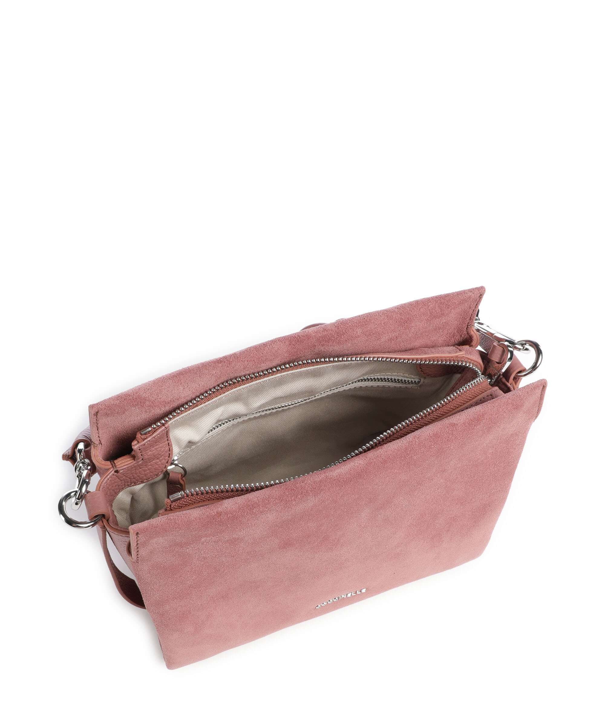 Coccinelle Boheme Suede Handtas winter rose - Image 6
