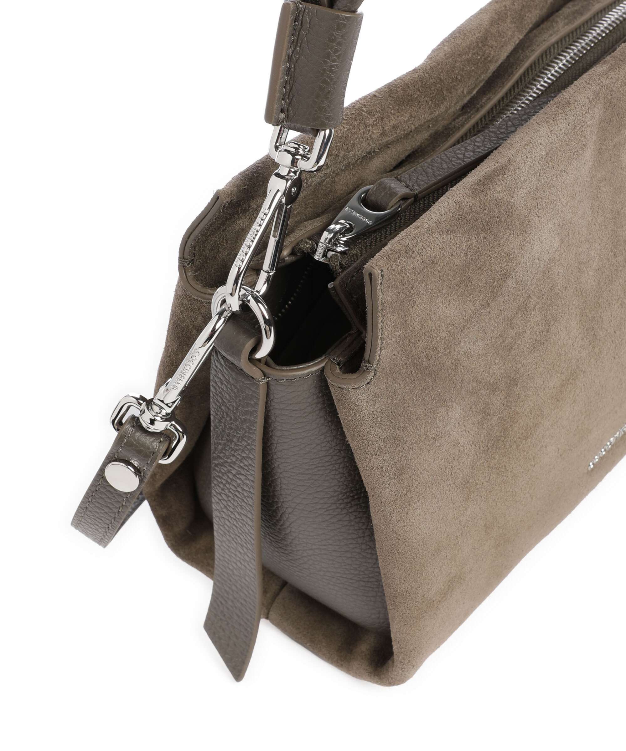 Coccinelle Boheme Suede Handtas fango - Image 4