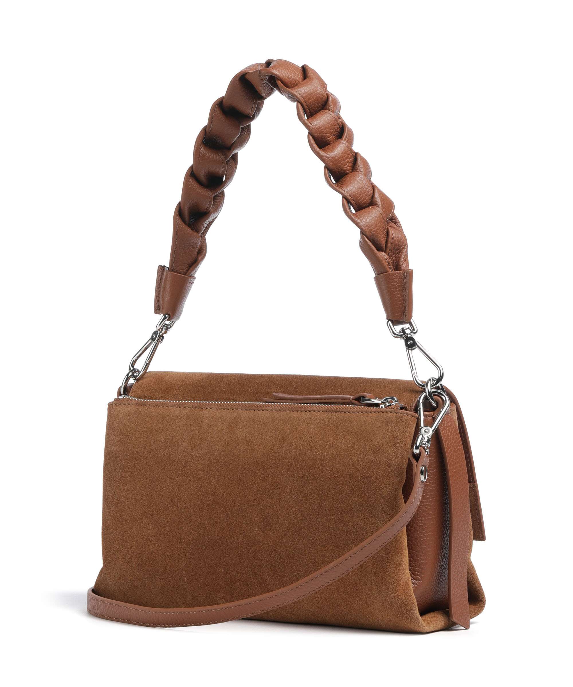 Coccinelle Boheme Suede Schoudertas cognac - Image 2
