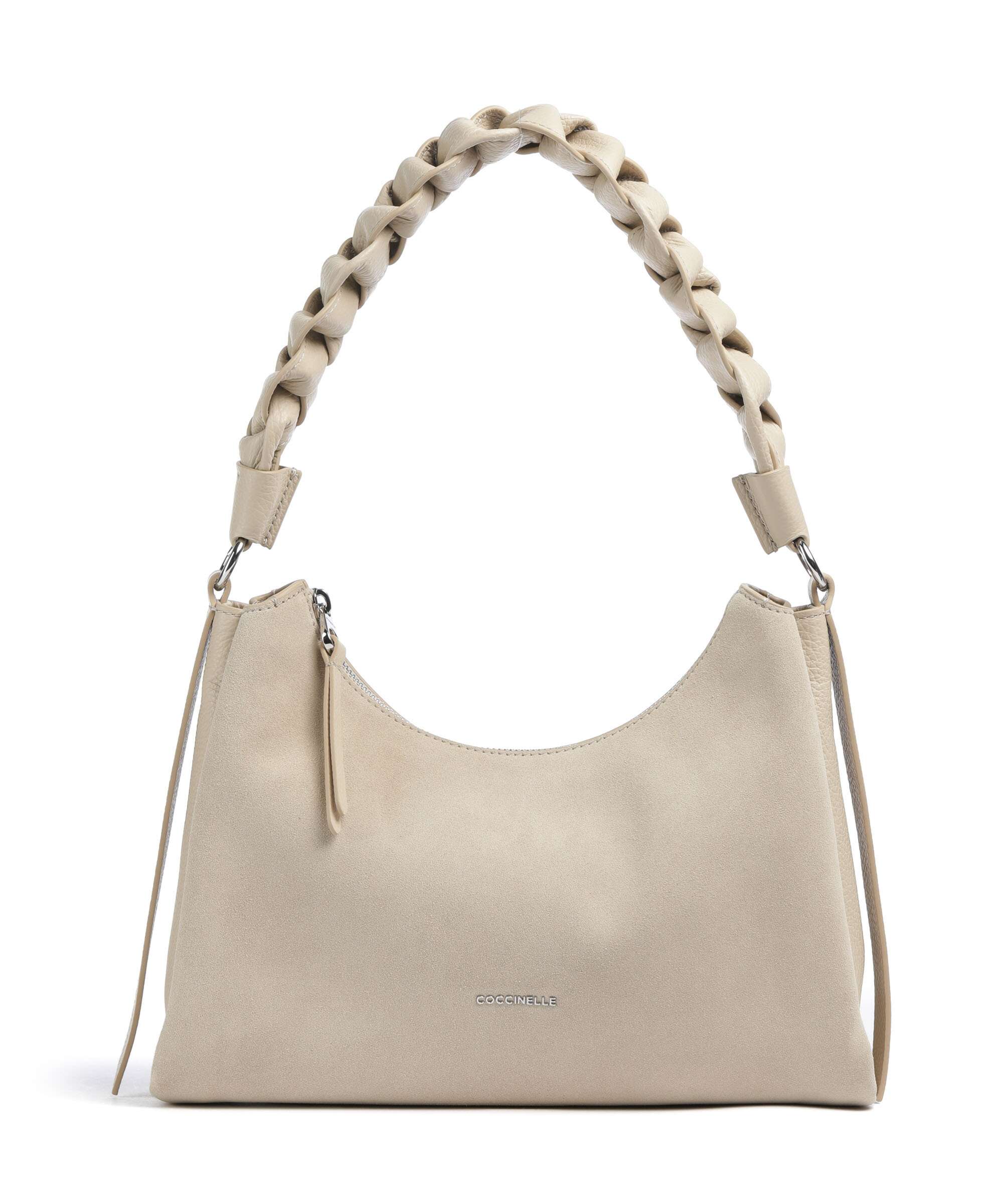 Coccinelle Boheme Suede Schoudertas sandshell