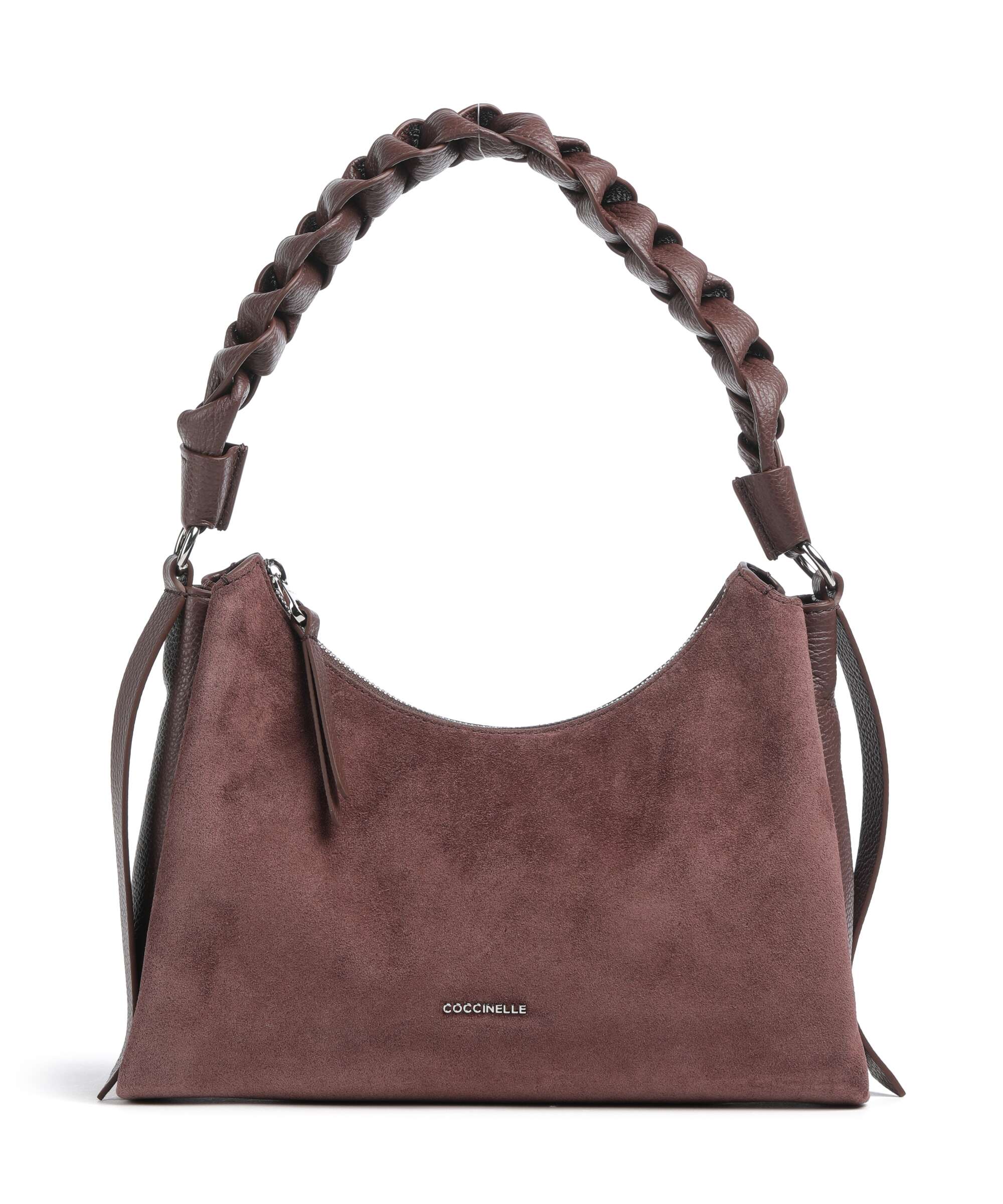 Coccinelle Boheme Suede Schoudertas berry