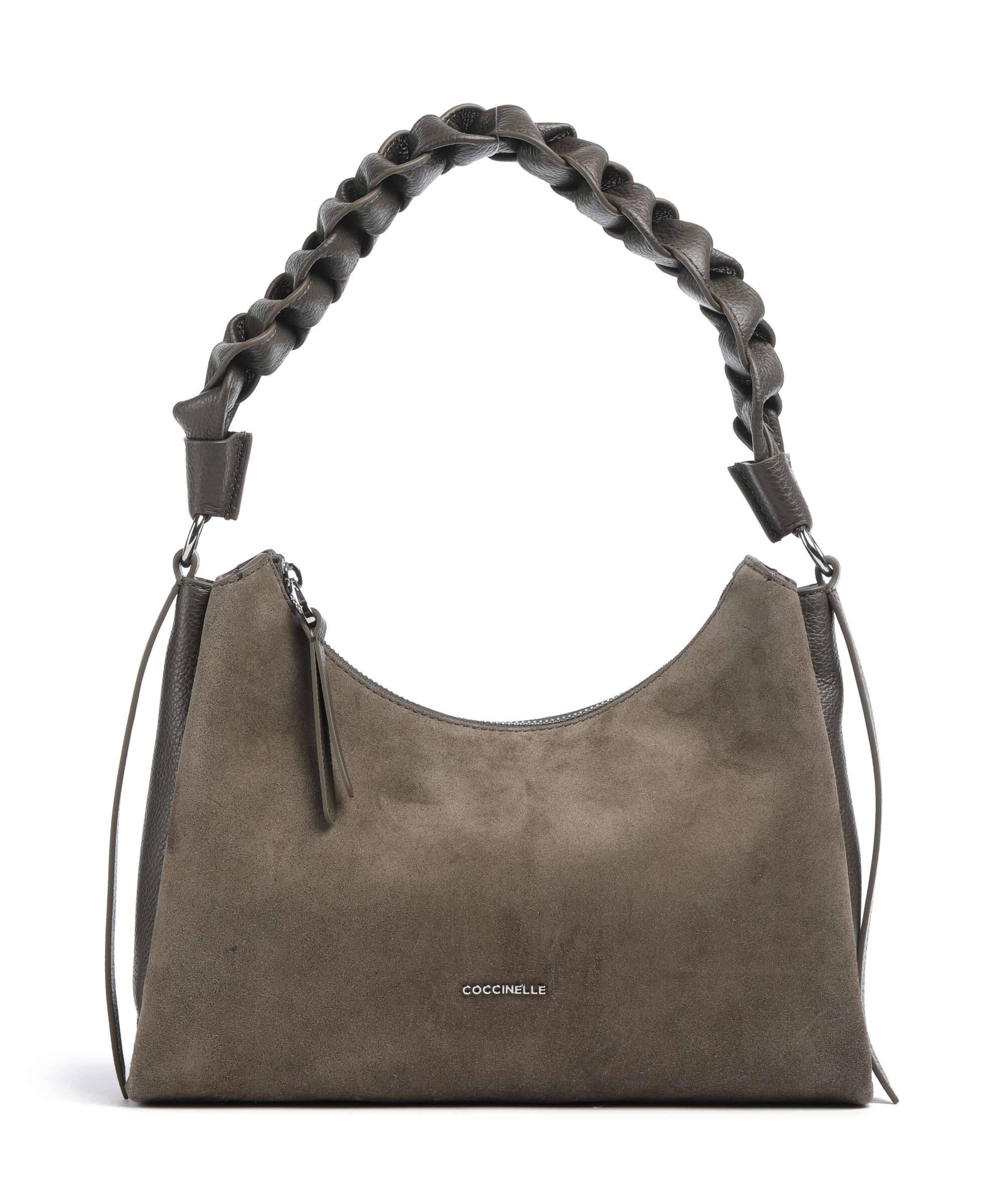 Coccinelle Boheme Suede Schoudertas fango