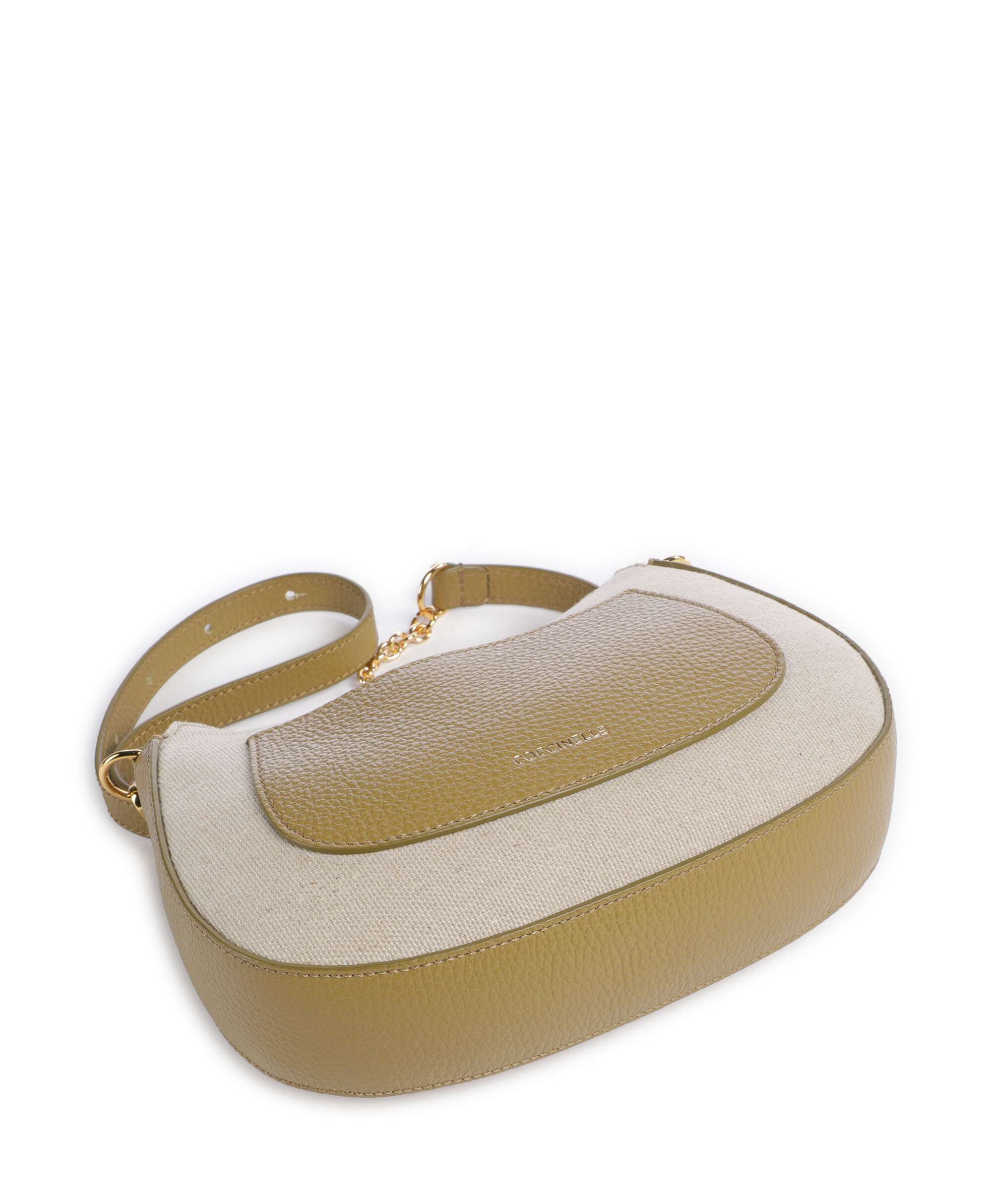 Coccinelle C-Easy Canvas Crossbody tas natural/seagrass - Image 5