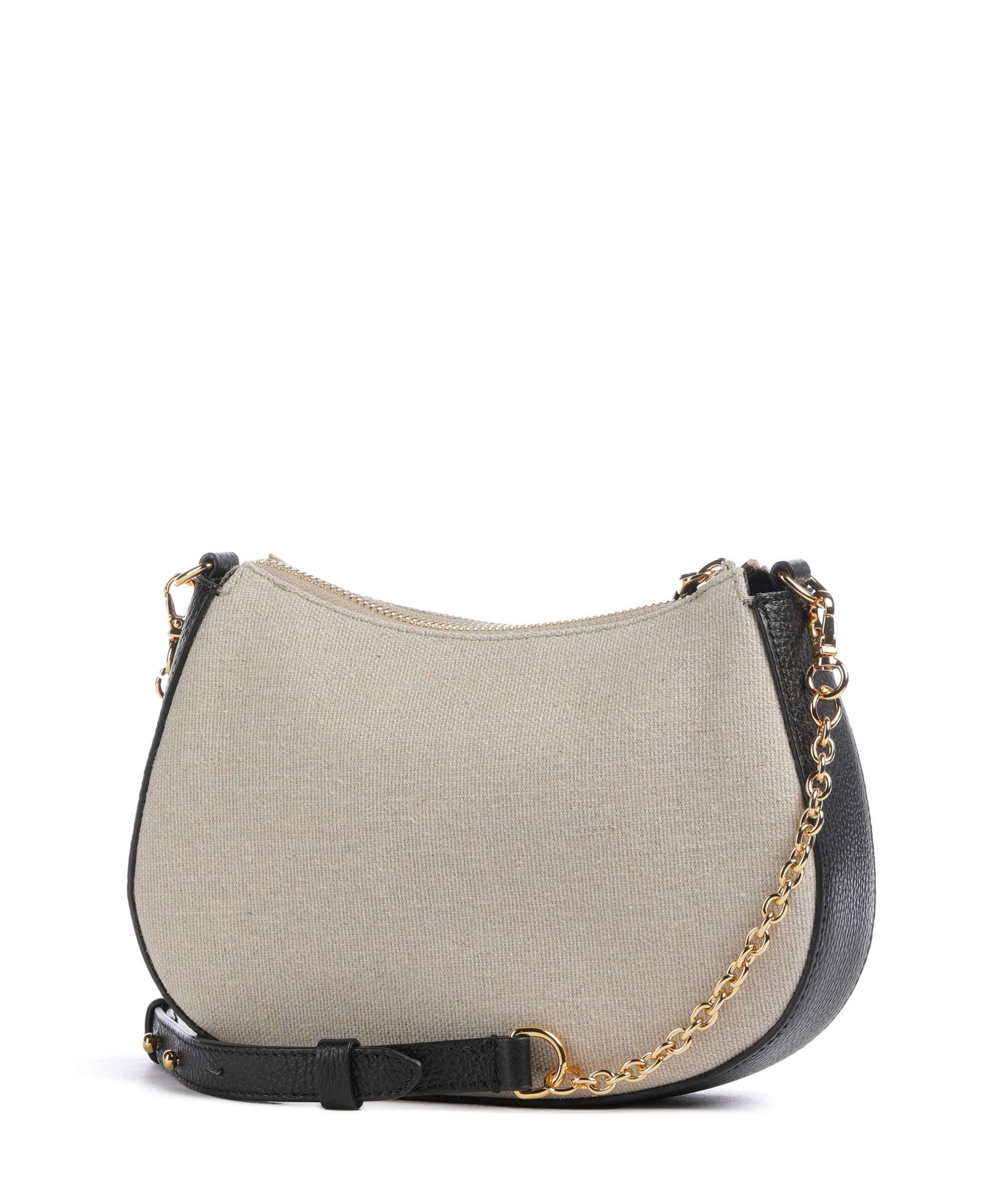 Coccinelle C-Easy Canvas Crossbody tas natural/noir - Image 2