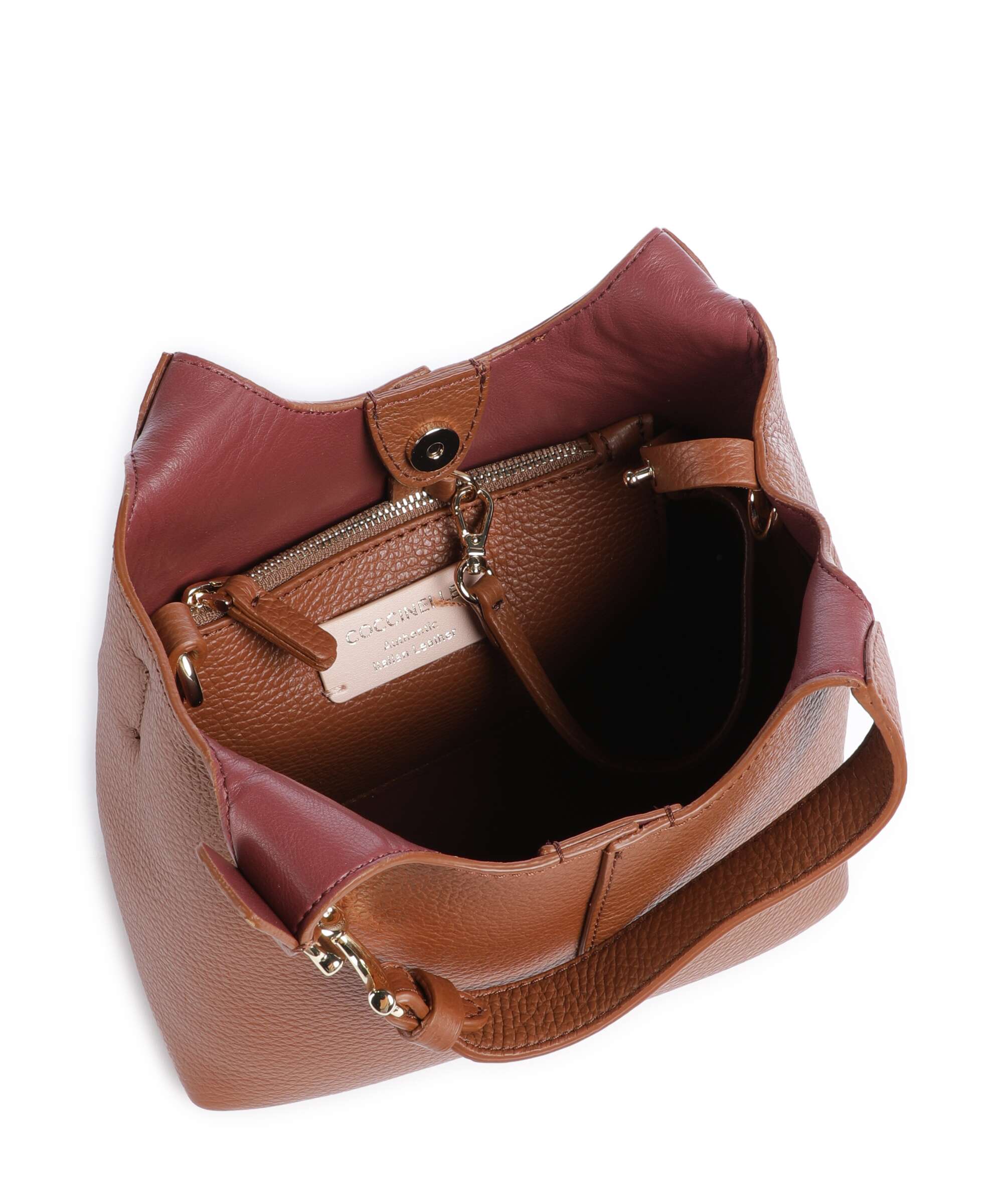 Coccinelle C-Easy Handtas cognac - Image 6