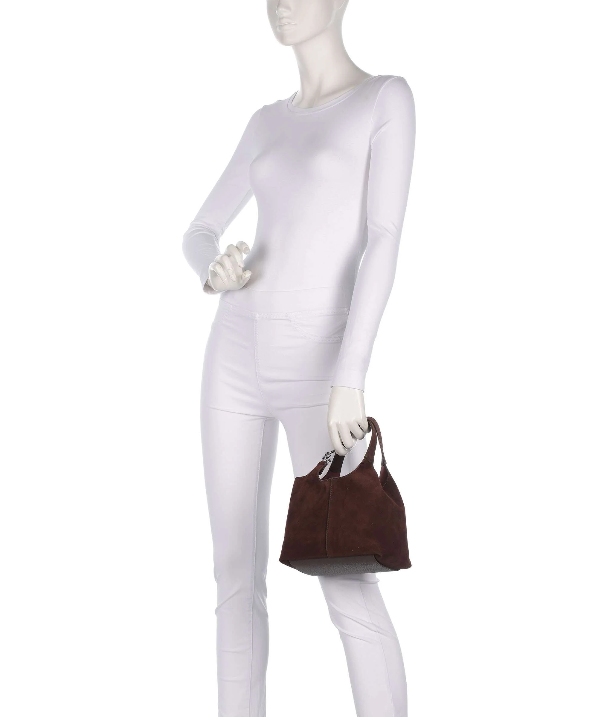 Coccinelle C-Easy Suede Handtas brunette - Image 3