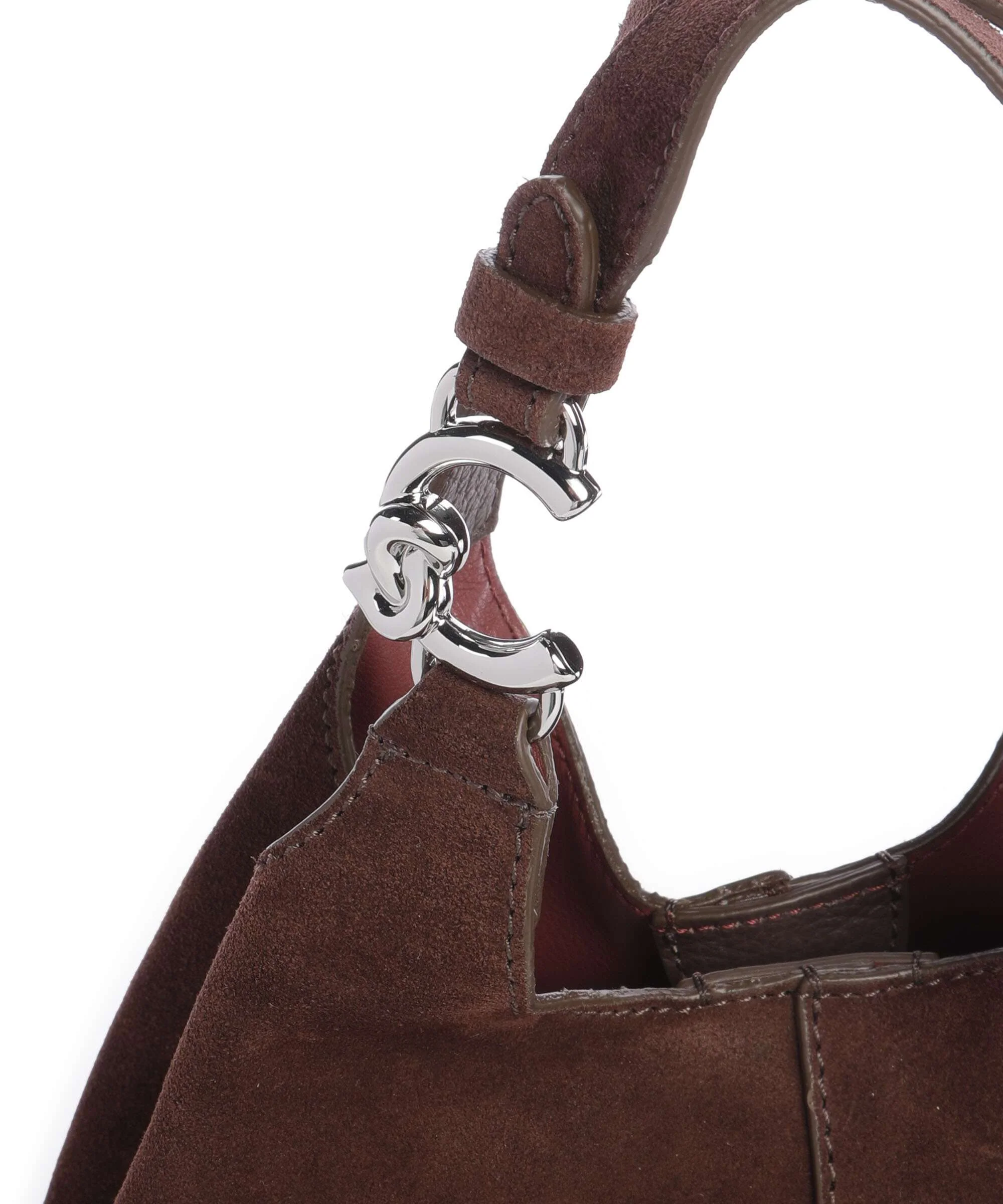 Coccinelle C-Easy Suede Handtas brunette - Image 6