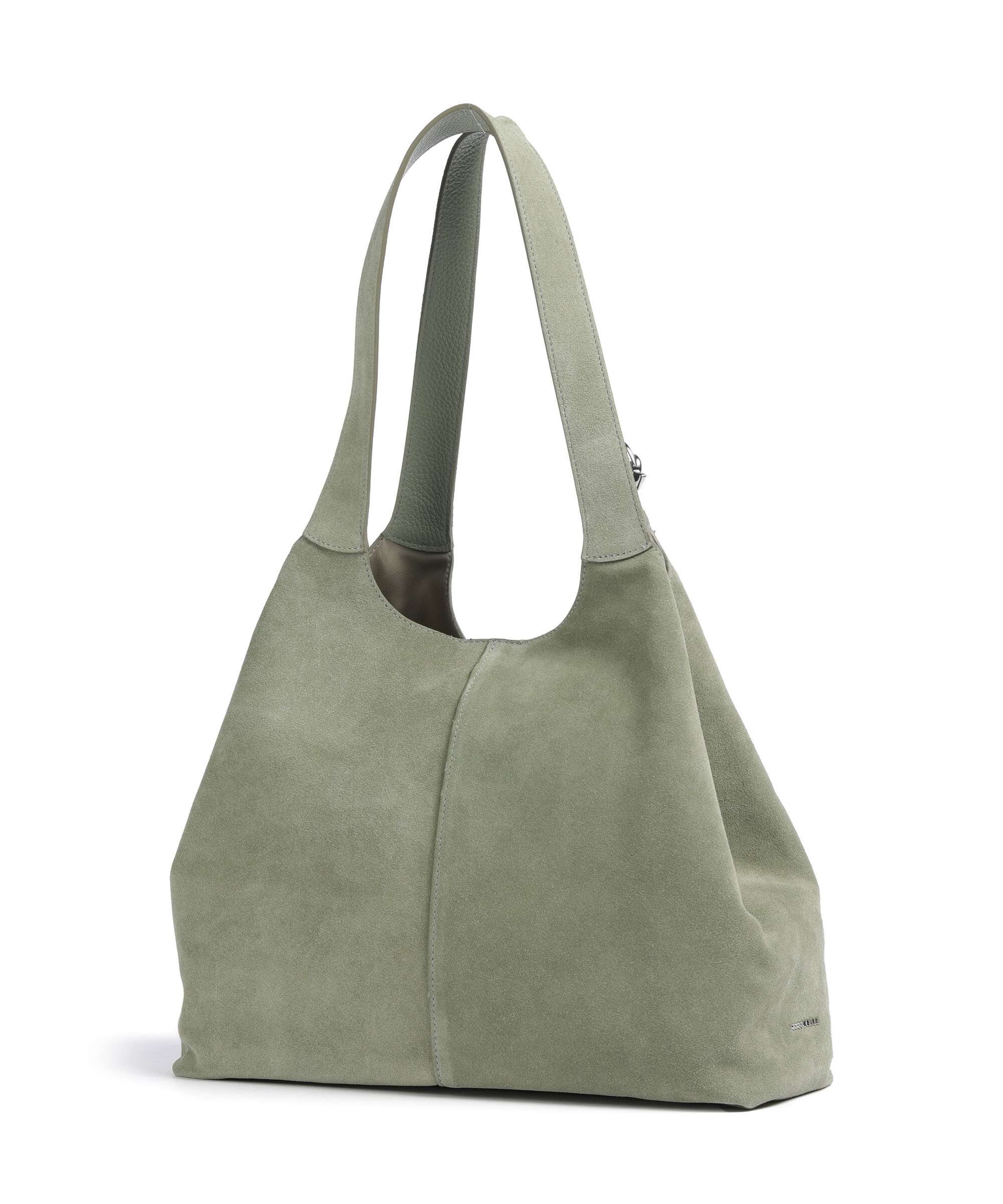 Coccinelle C-Easy Suede Hobo tas greenery - Image 4