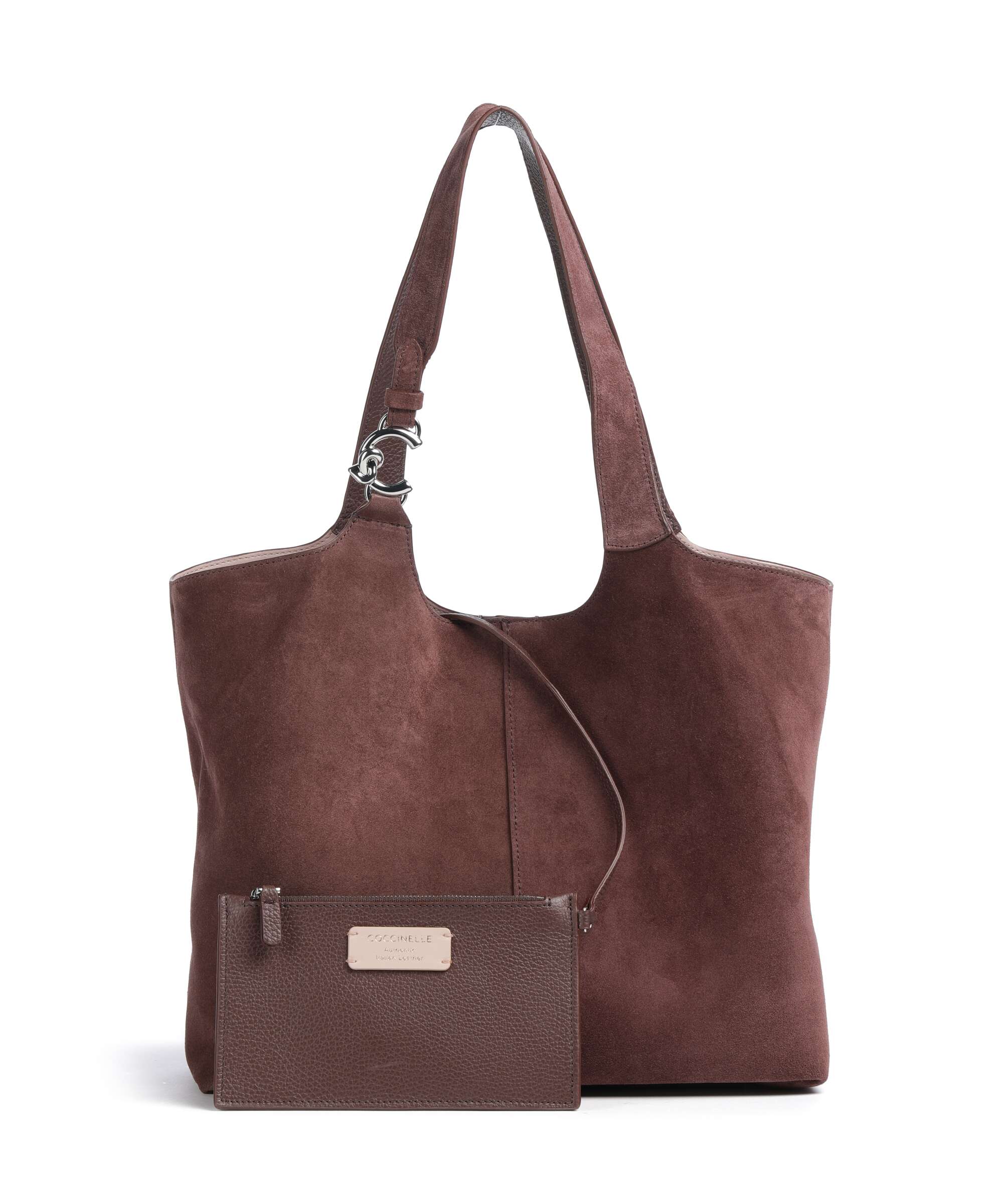 Coccinelle C-Easy Suede Hobo tas berry - Image 2