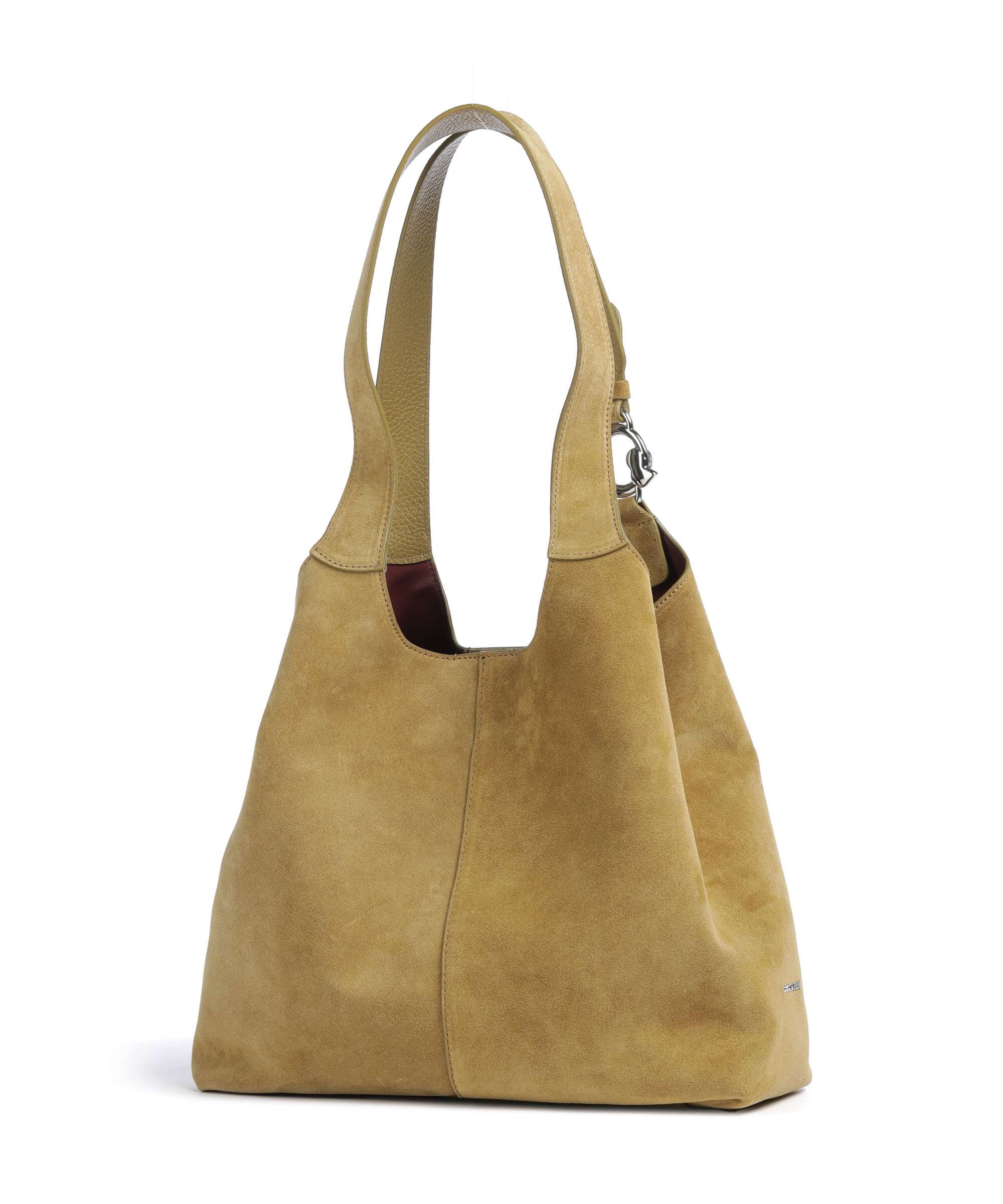 Coccinelle C-Easy Suede Hobo tas seagrass - Image 4