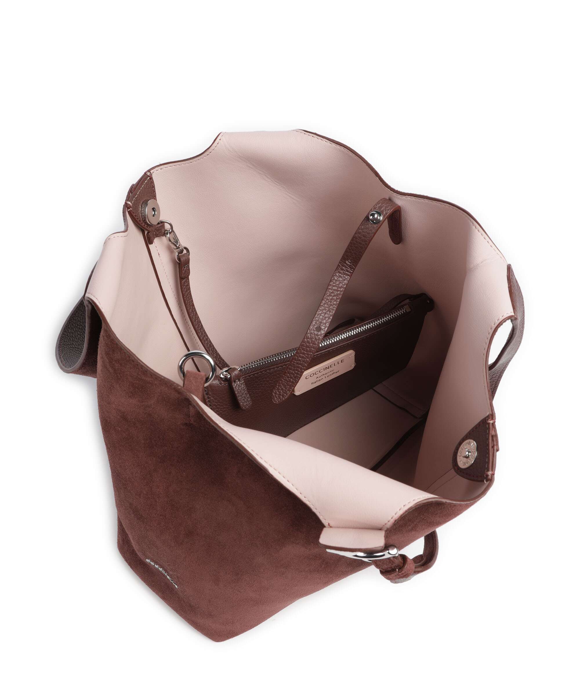 Coccinelle C-Easy Suede Hobo tas berry - Image 6