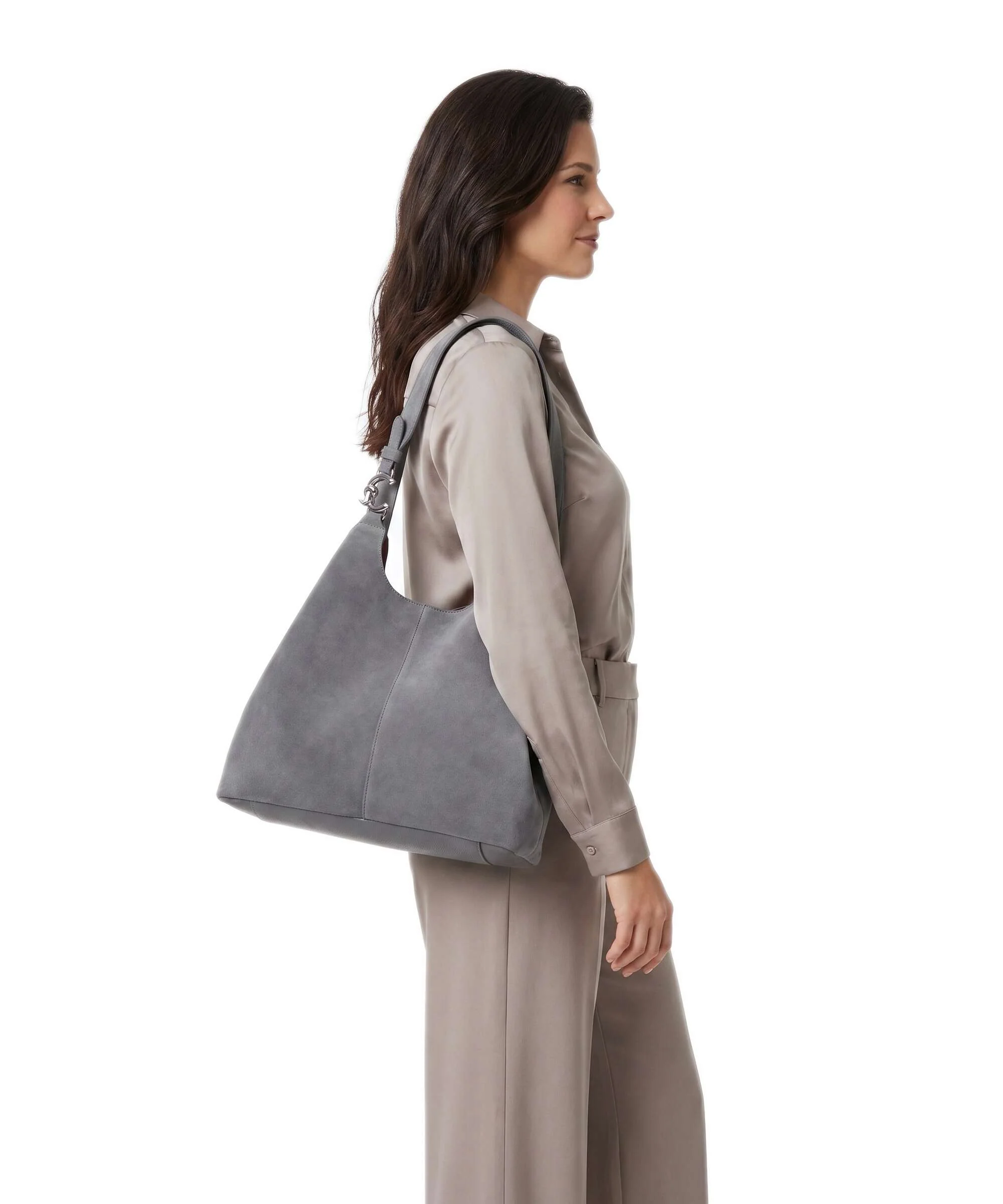 Coccinelle C-Easy Suede Hobo tas stove - Image 3