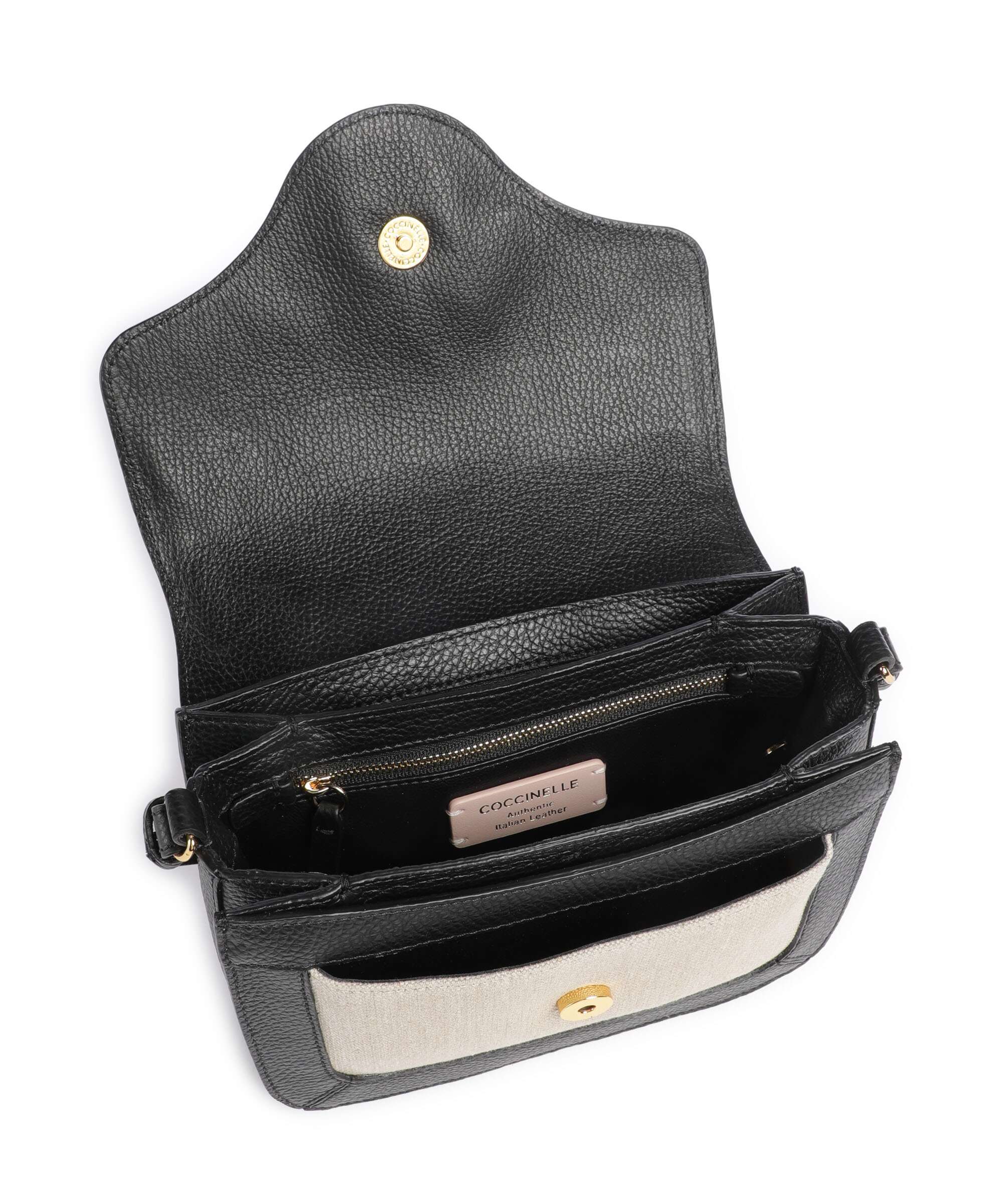 Coccinelle C-Me Crossbody tas natural/noir - Image 6