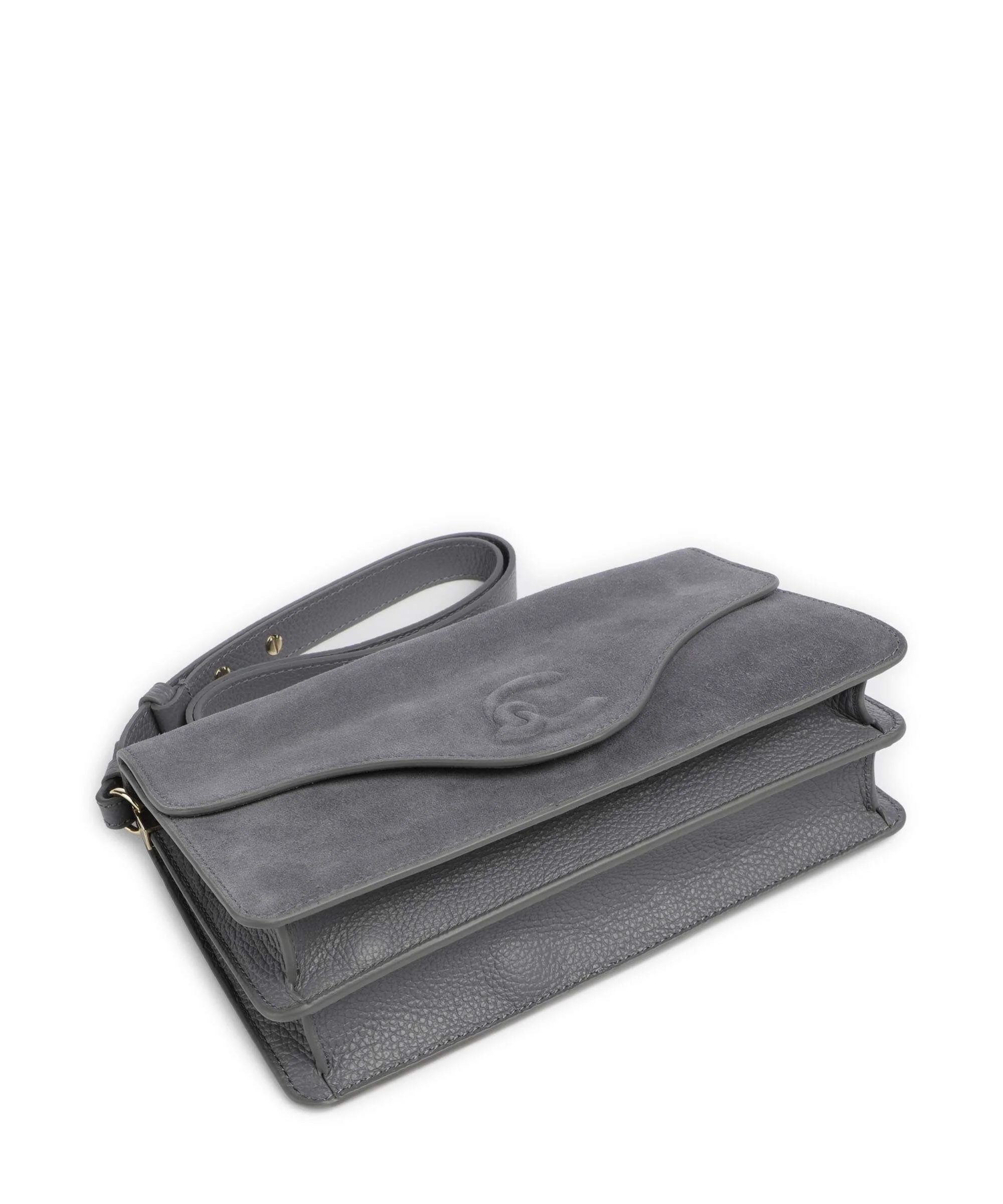 Coccinelle C-Me Softy Suede Schoudertas stove - Image 5