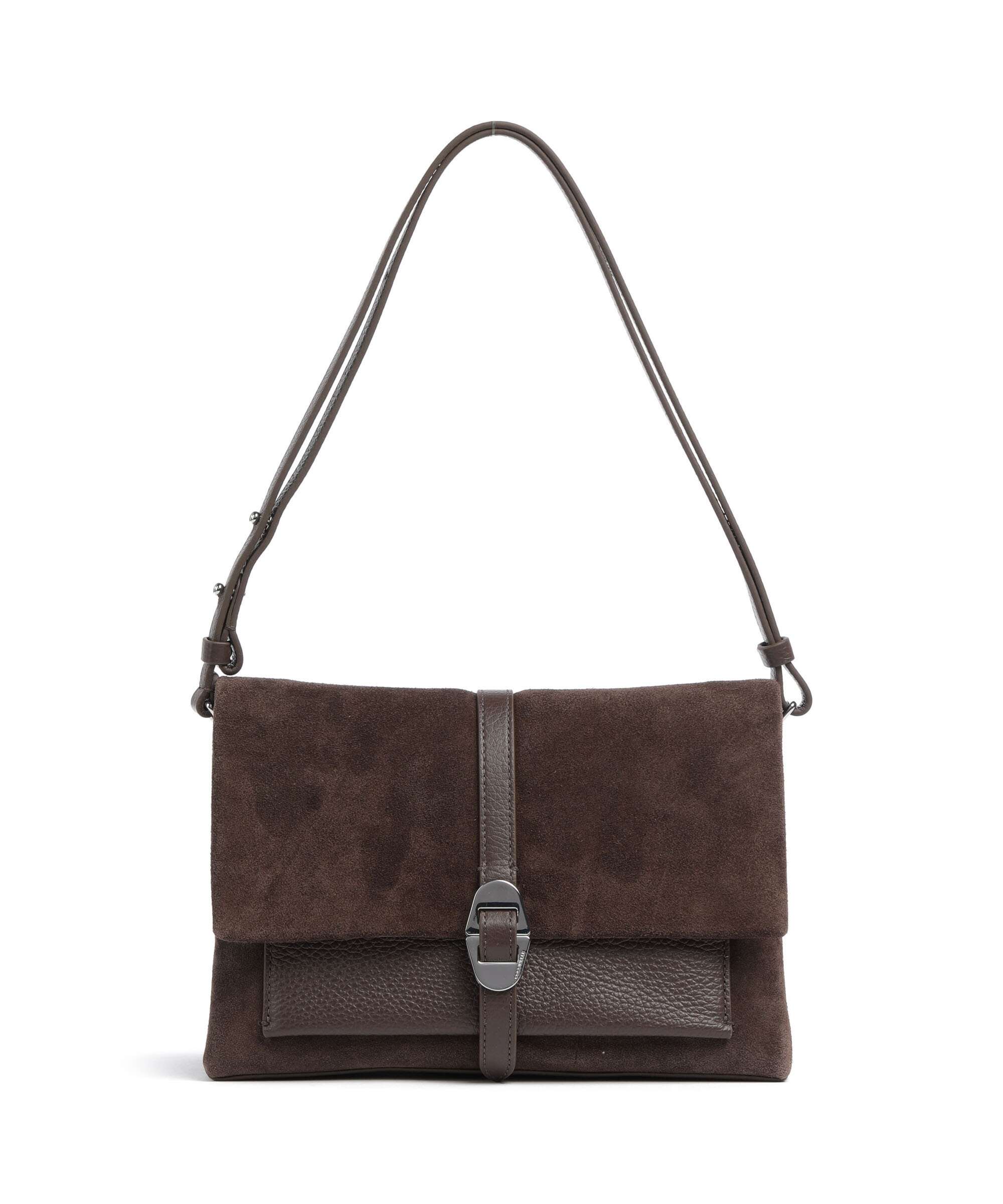 Coccinelle Dorian Schoudertas fondant brown