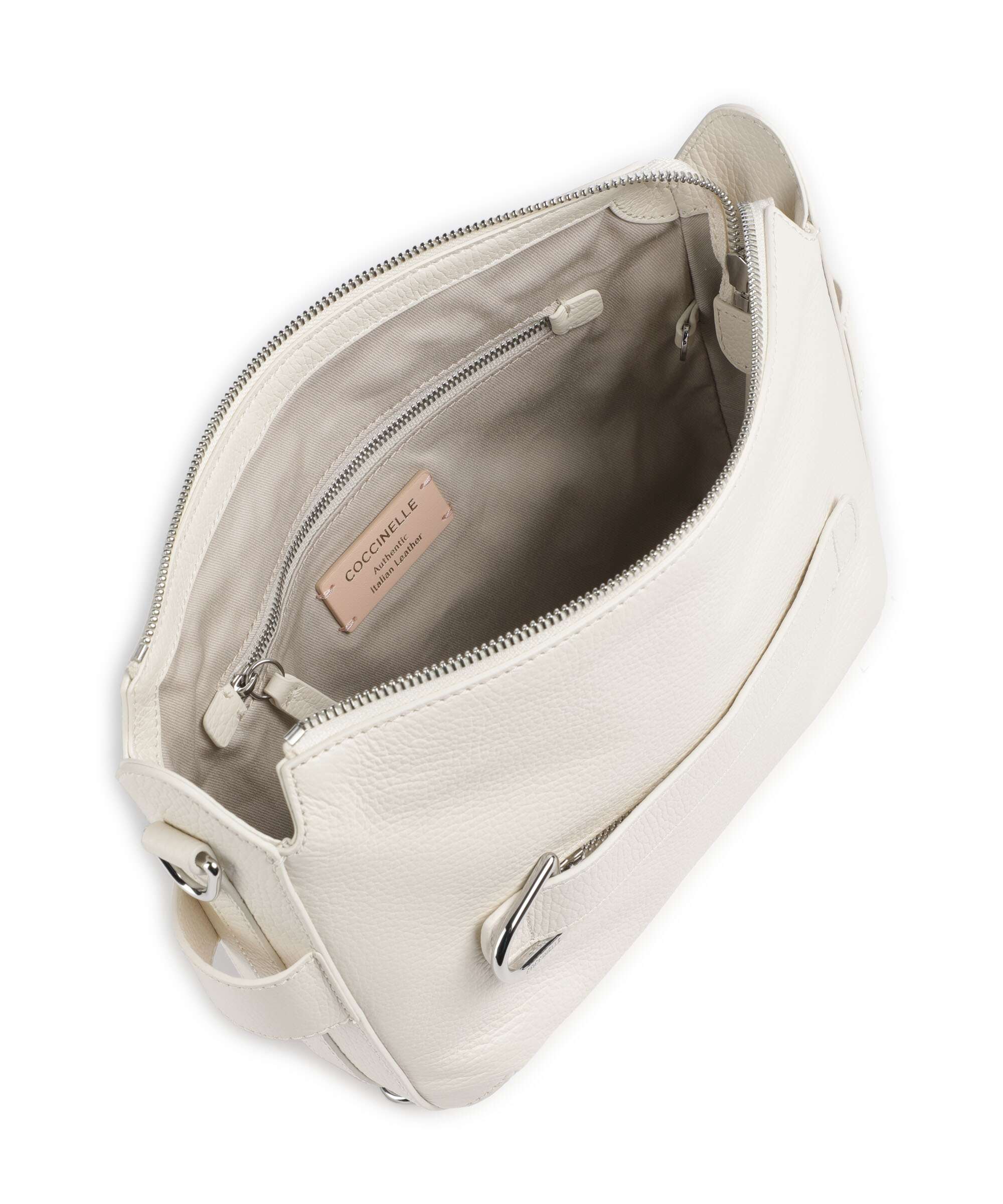 Coccinelle Gretel Ribbon Crossbody tas pearl - Image 6