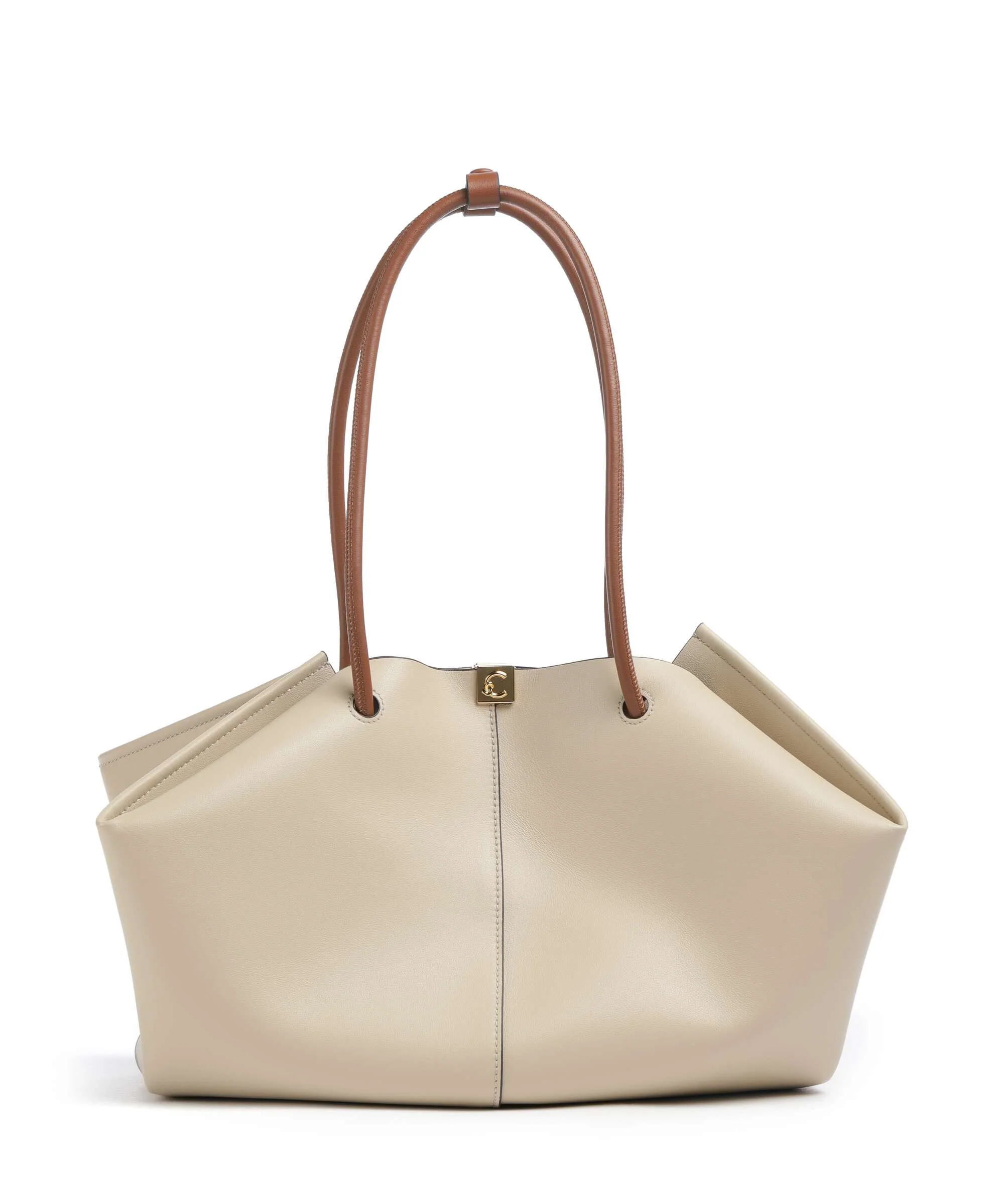 Coccinelle Kamy Schoudertas sandshell/cognac