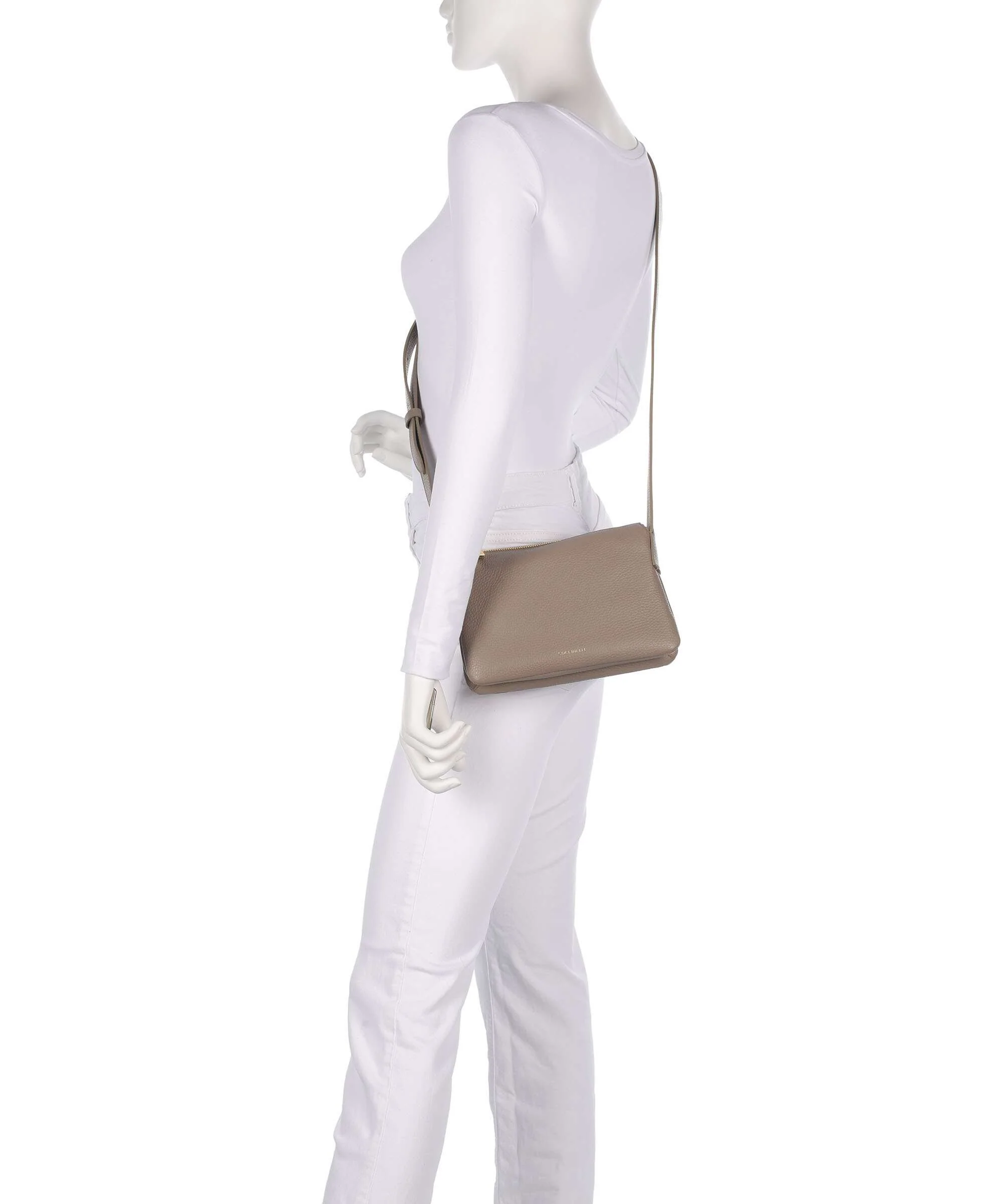 Coccinelle Kirsten Crossbody tas warm taupe - Image 3
