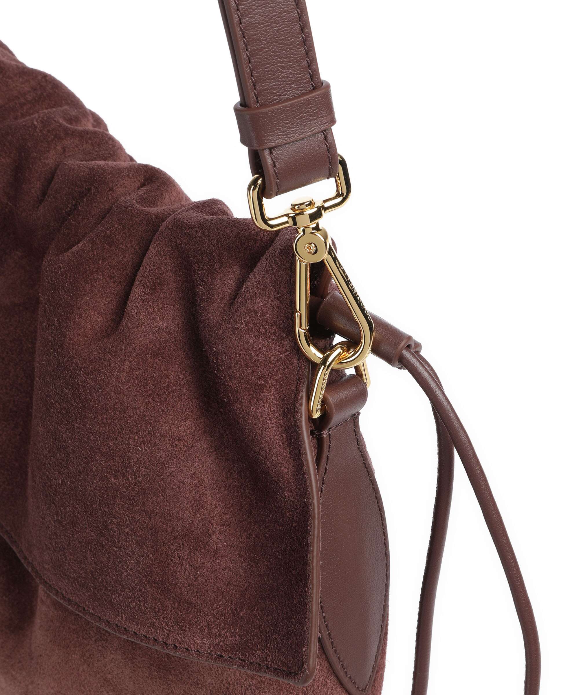 Coccinelle Lidia Suede Hobo tas berry - Image 4