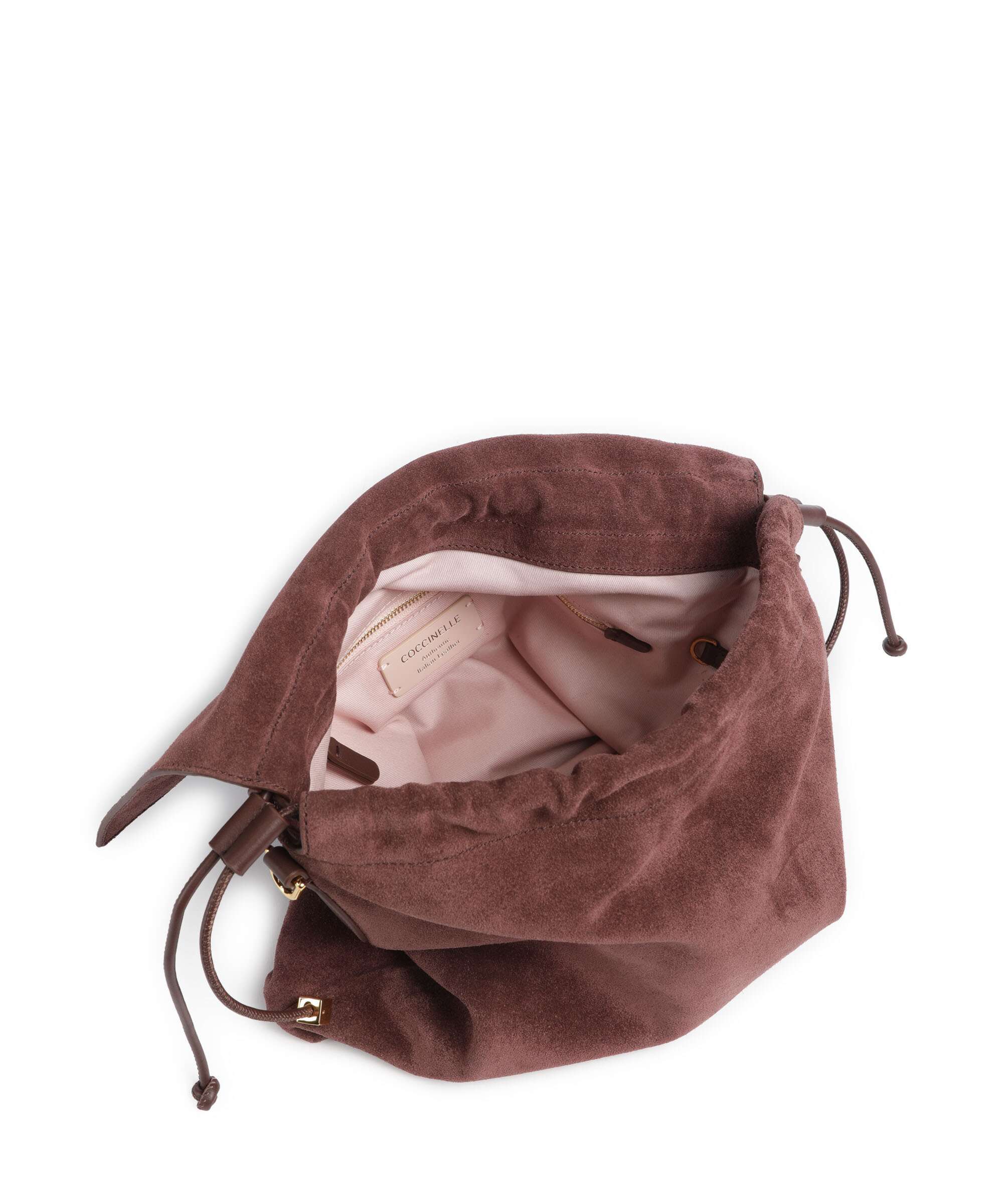 Coccinelle Lidia Suede Hobo tas berry - Image 6