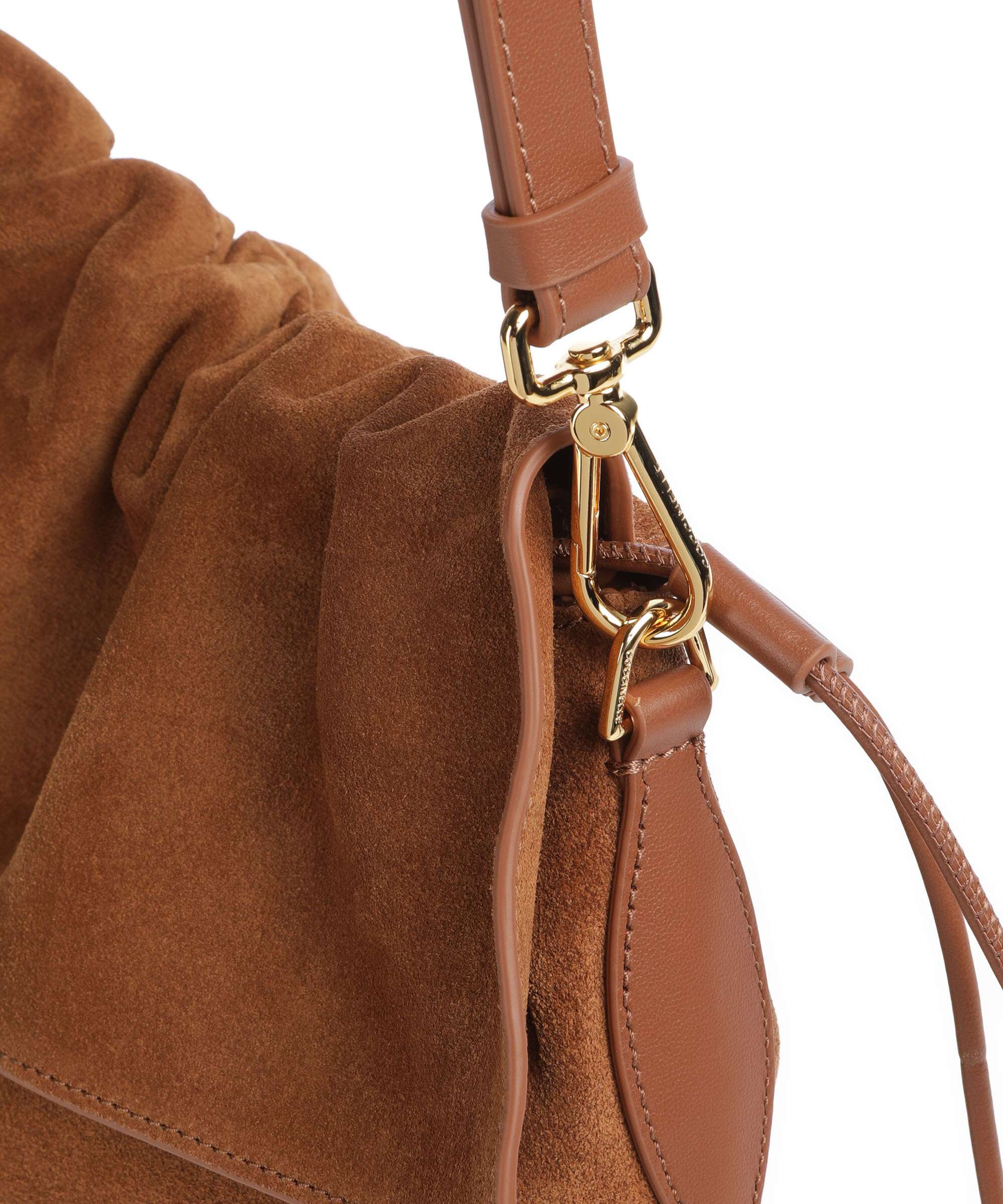 Coccinelle Lidia Suede Hobo tas cognac - Image 4