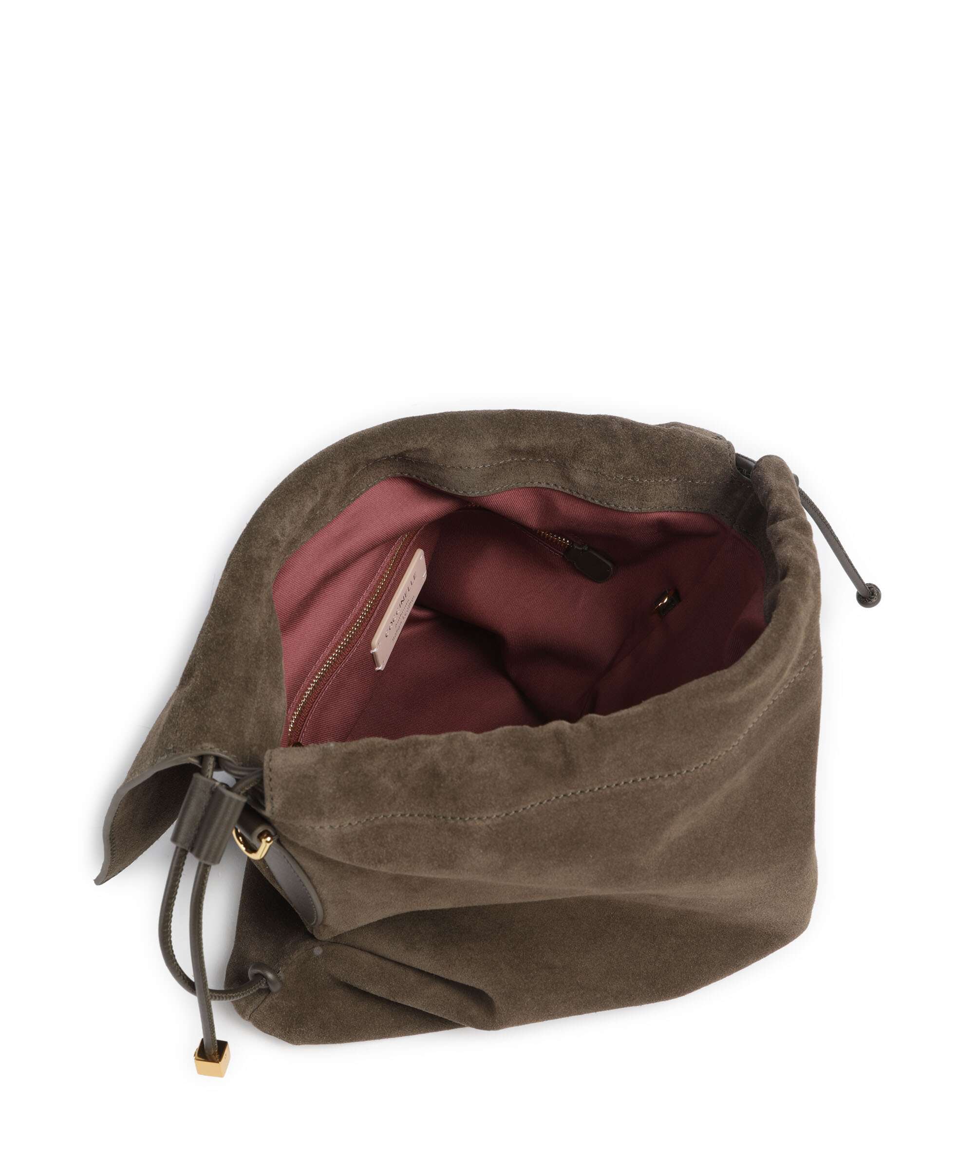 Coccinelle Lidia Suede Hobo tas fango - Image 6