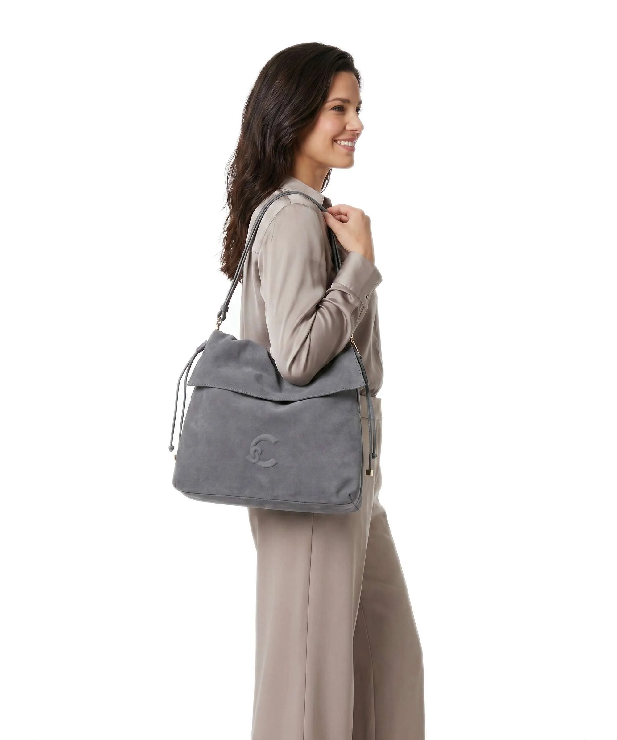 Coccinelle Lidia Suede Hobo tas stove - Image 3