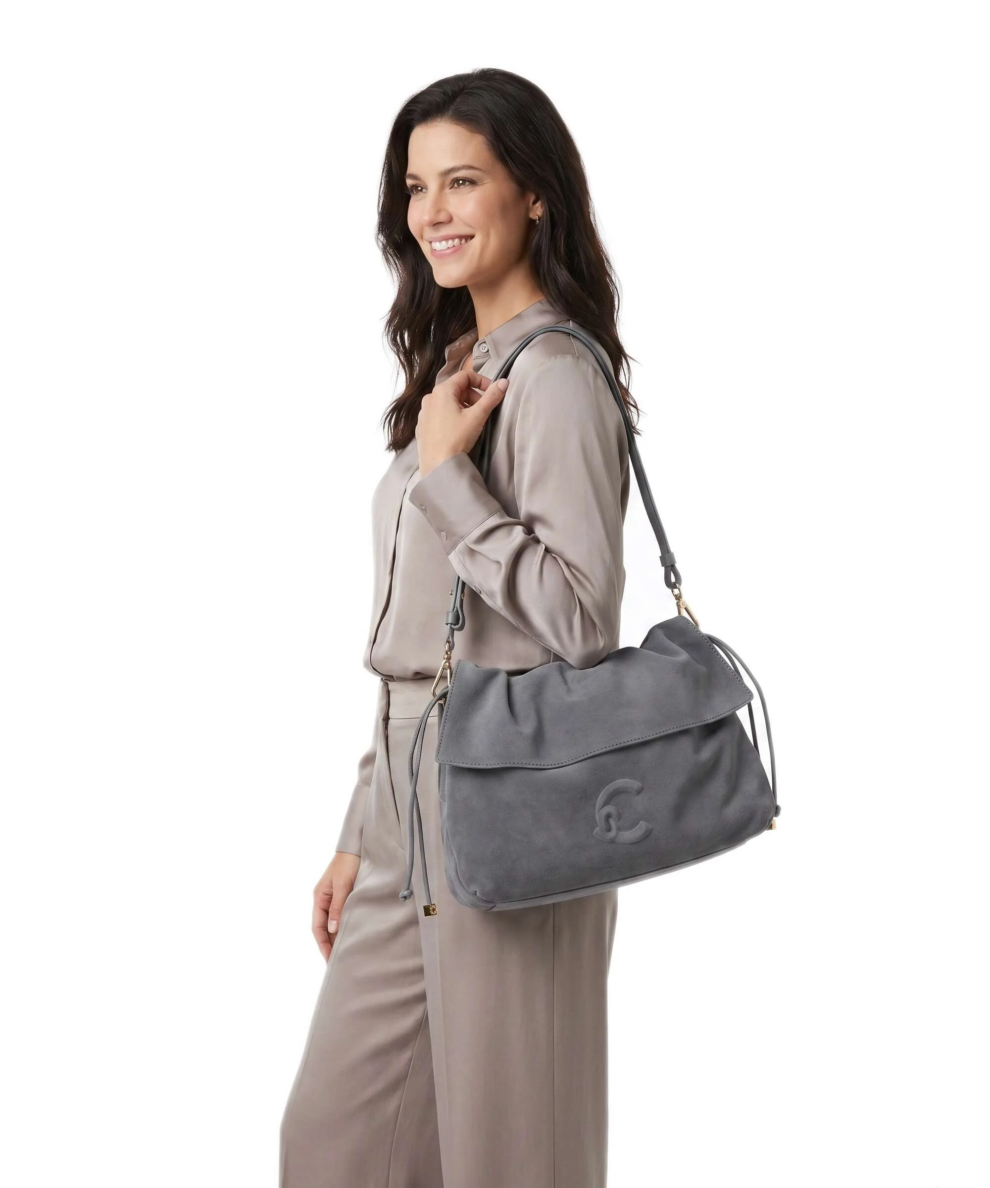 Coccinelle Lidia Suede Hobo tas stove - Image 3