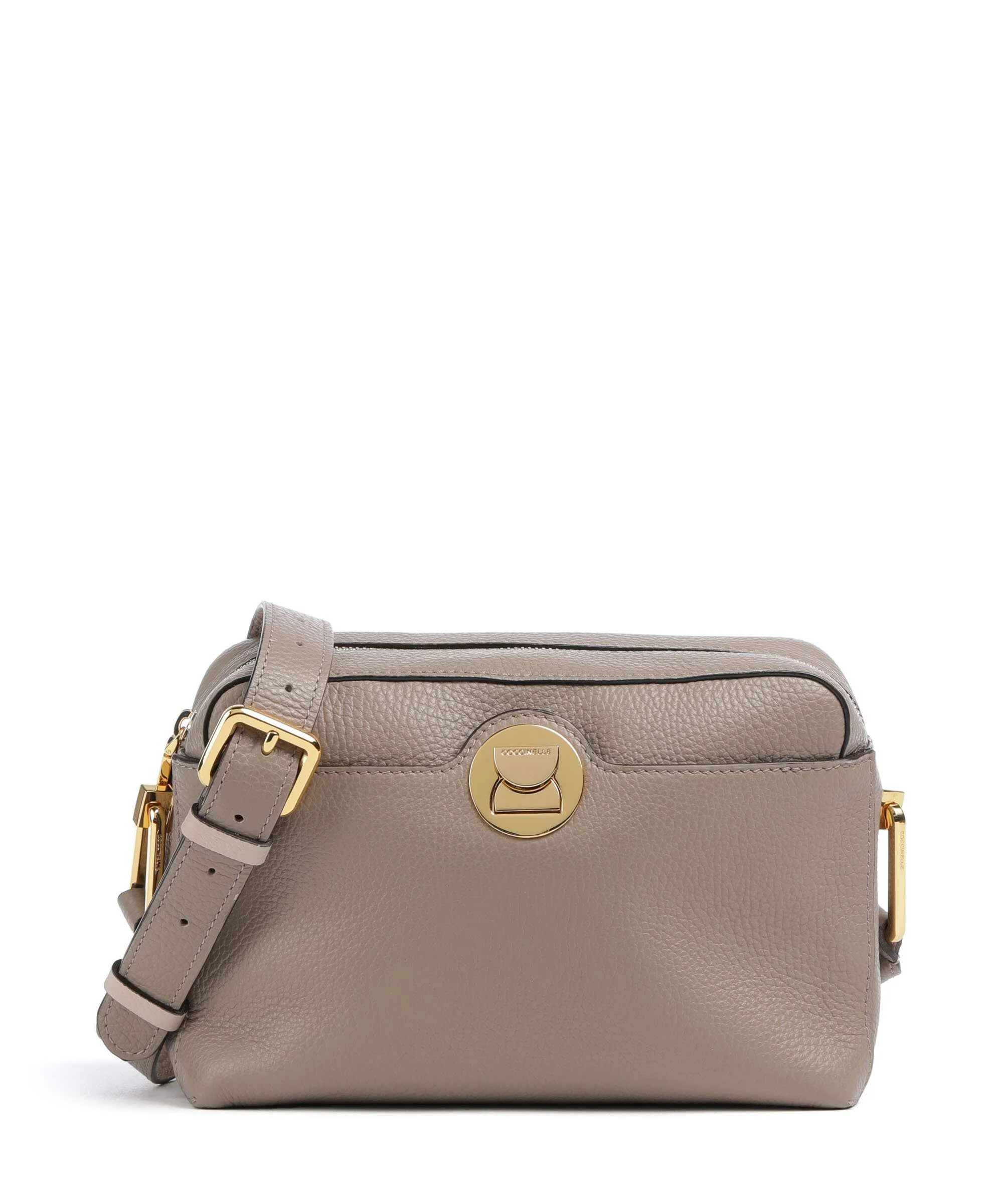 Coccinelle Liya Crossbody tas warm taupe/rosette
