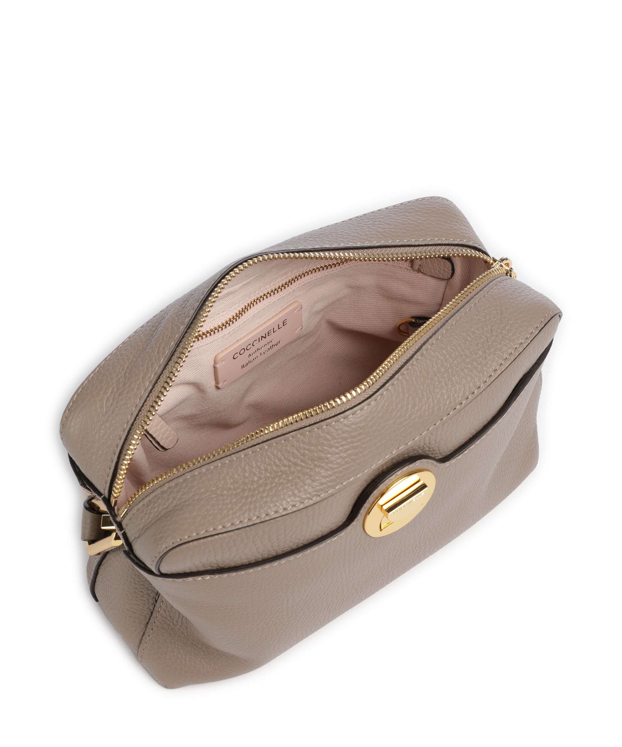 Coccinelle Liya Crossbody tas warm taupe/rosette - Image 6