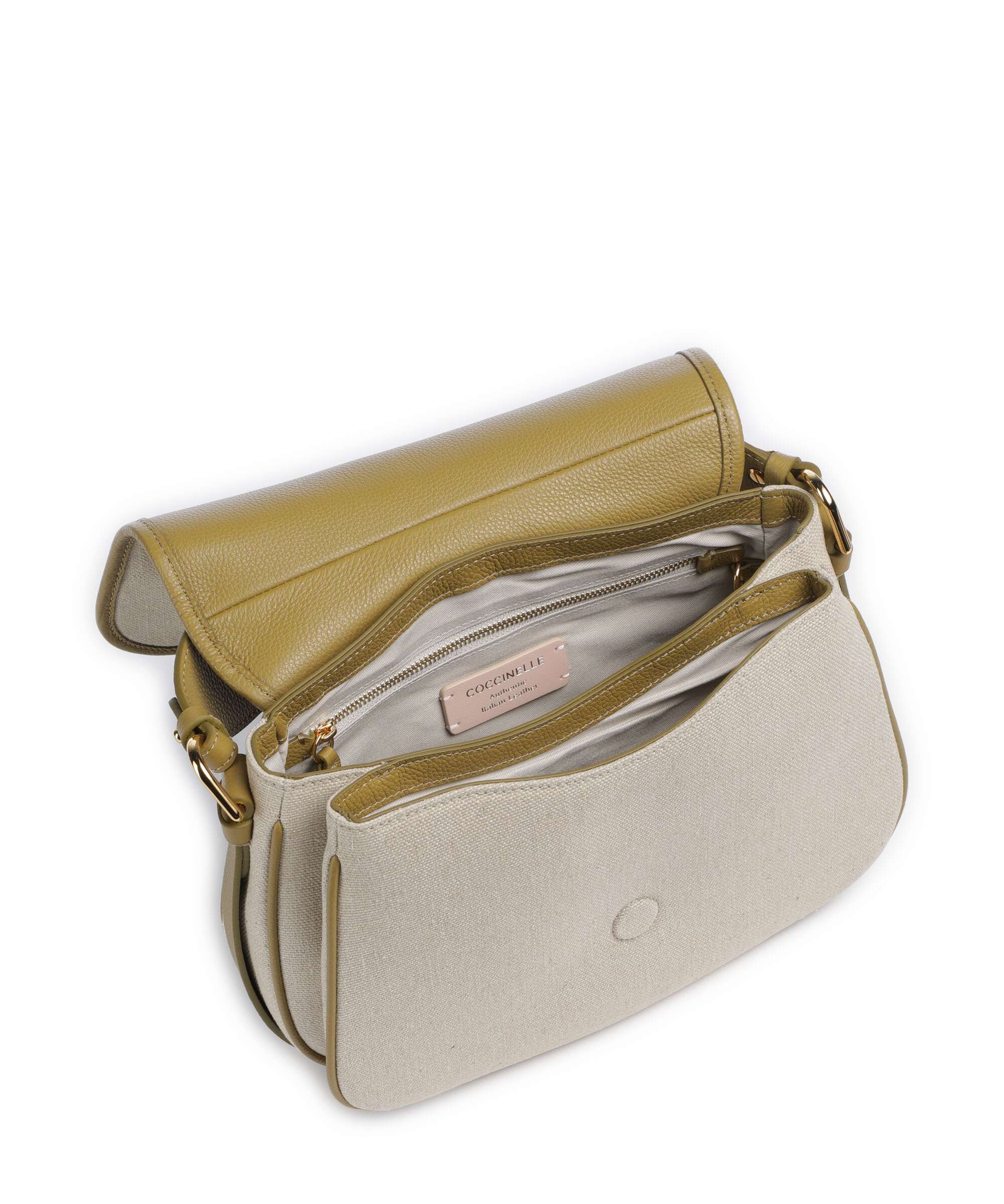 Coccinelle Mavery Canvas Handtas natural/seagrass - Image 5