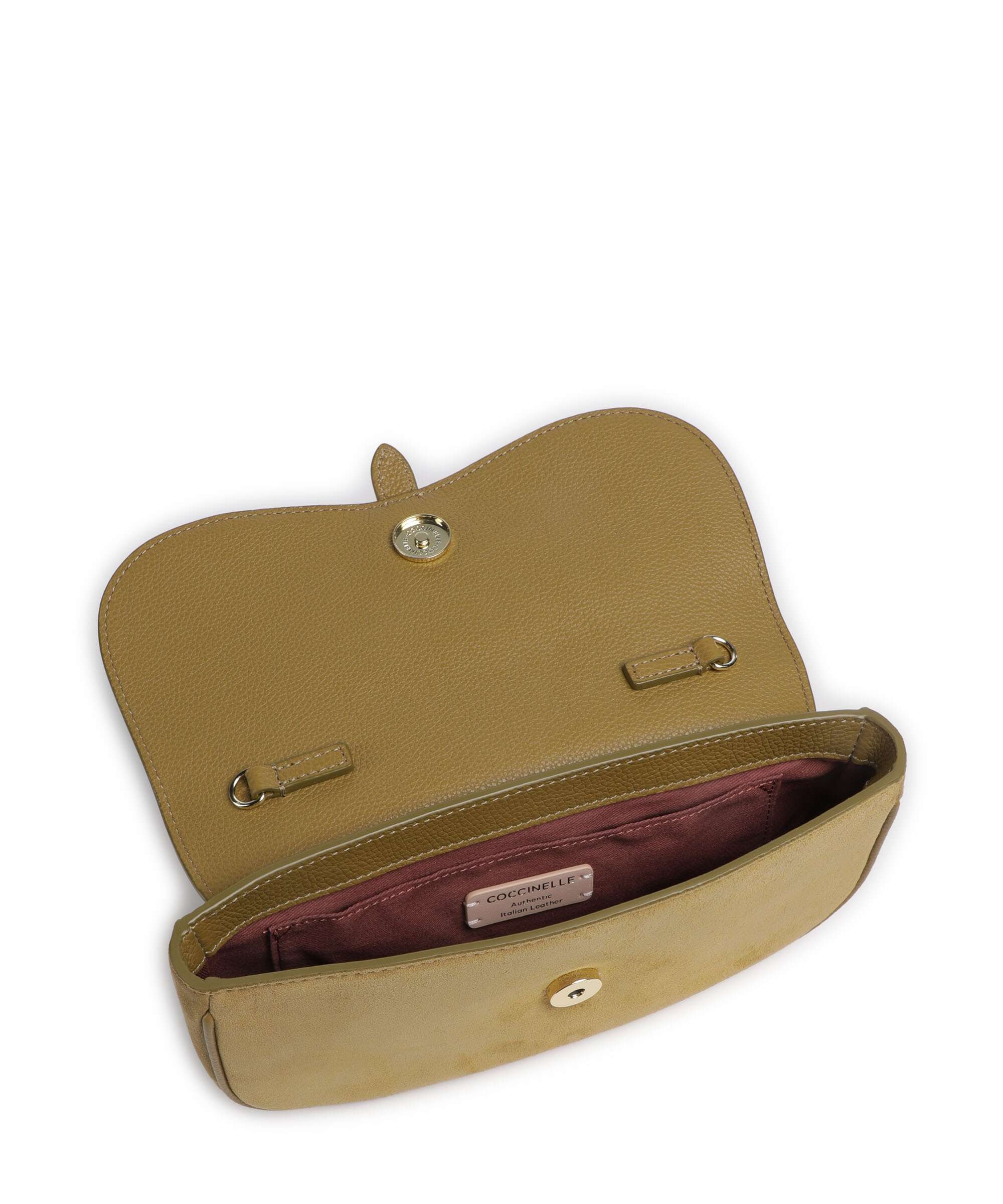 Coccinelle Mavery Suede Crossbody tas seagrass - Image 5