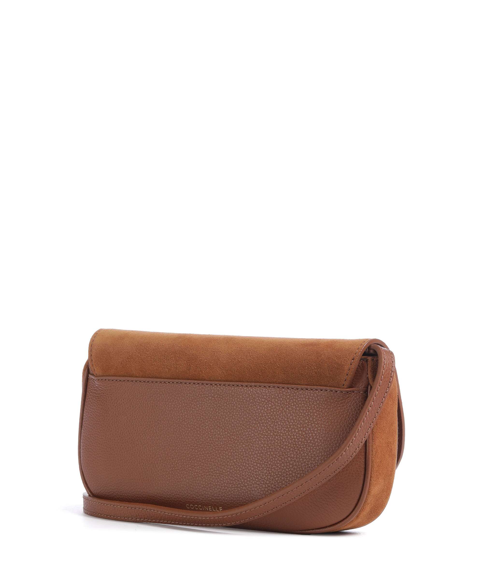 Coccinelle Mavery Suede Crossbody tas cognac - Image 2