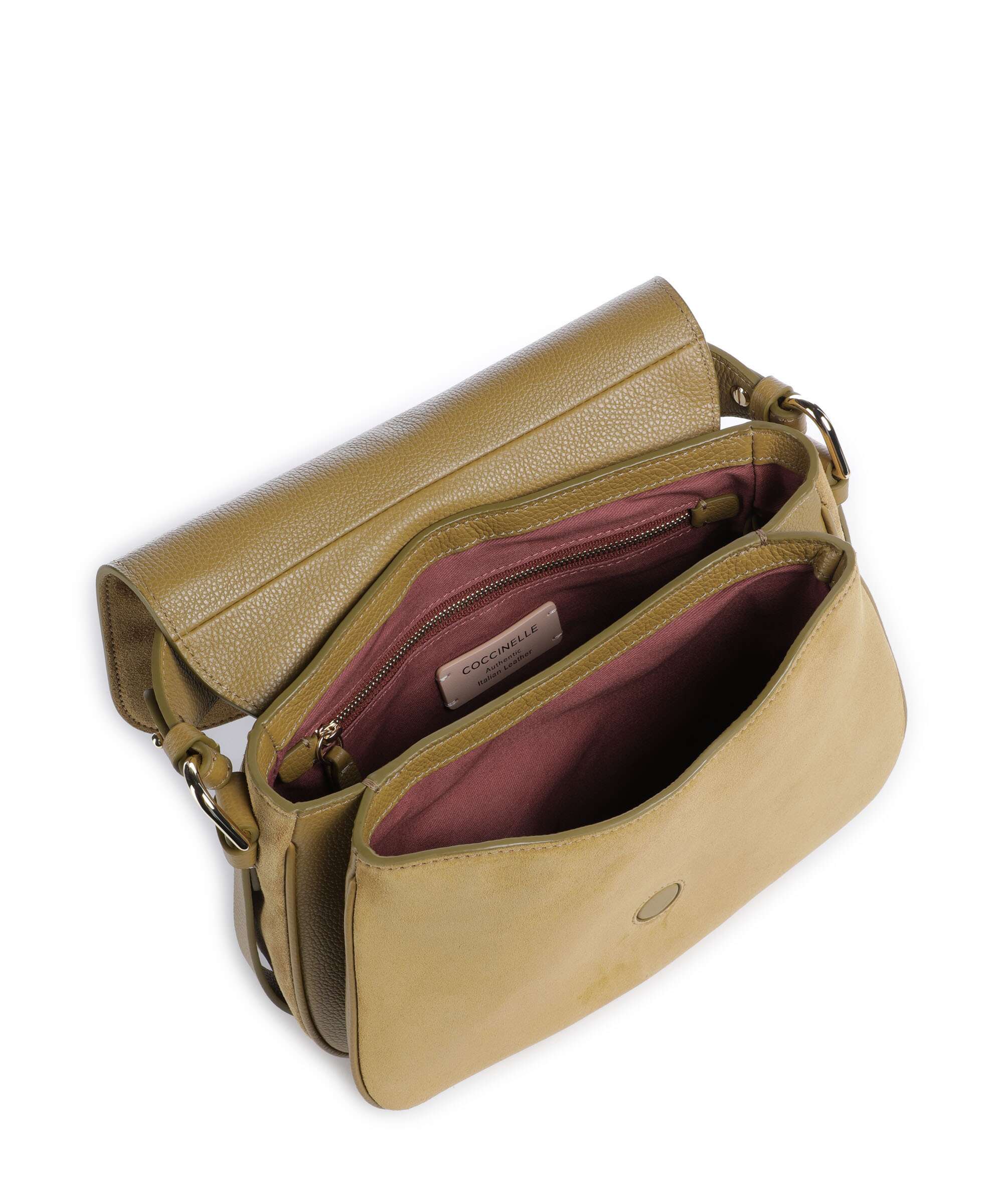 Coccinelle Mavery Suede Handtas seagrass - Image 5