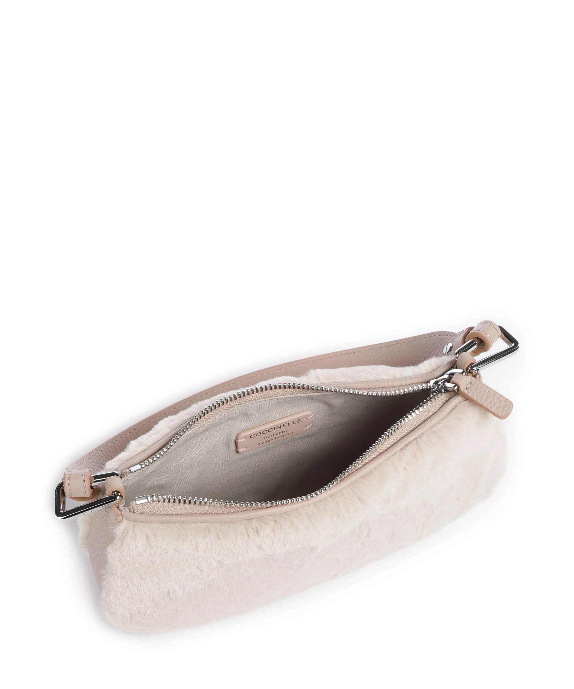 Coccinelle Merveille Synthetic fur Schoudertas natural/rosette - Image 7
