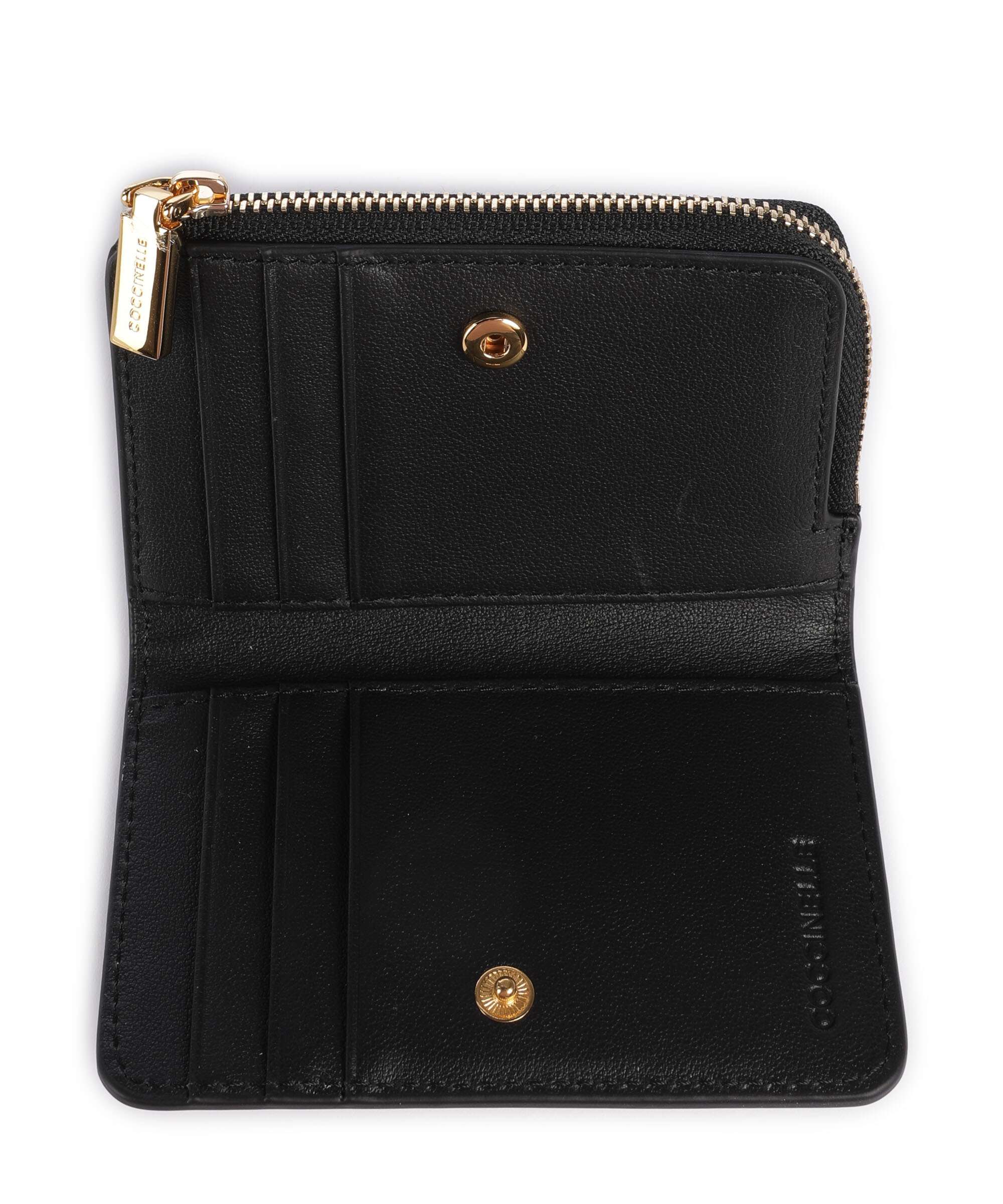 Coccinelle Metallic Shiny Smooth Portemonnee noir - Image 2