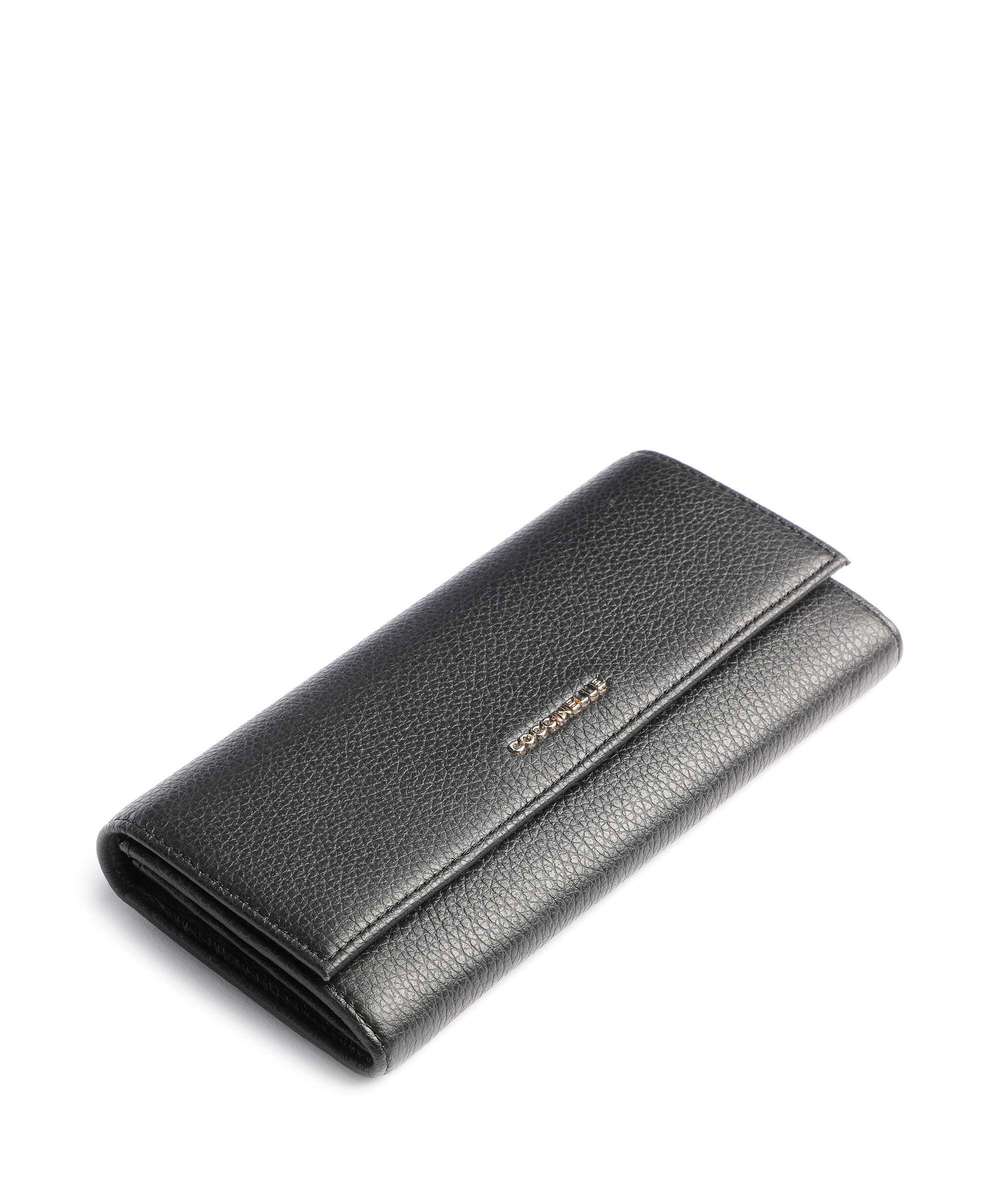 Coccinelle Metallic Soft Portemonnee noir - Image 4