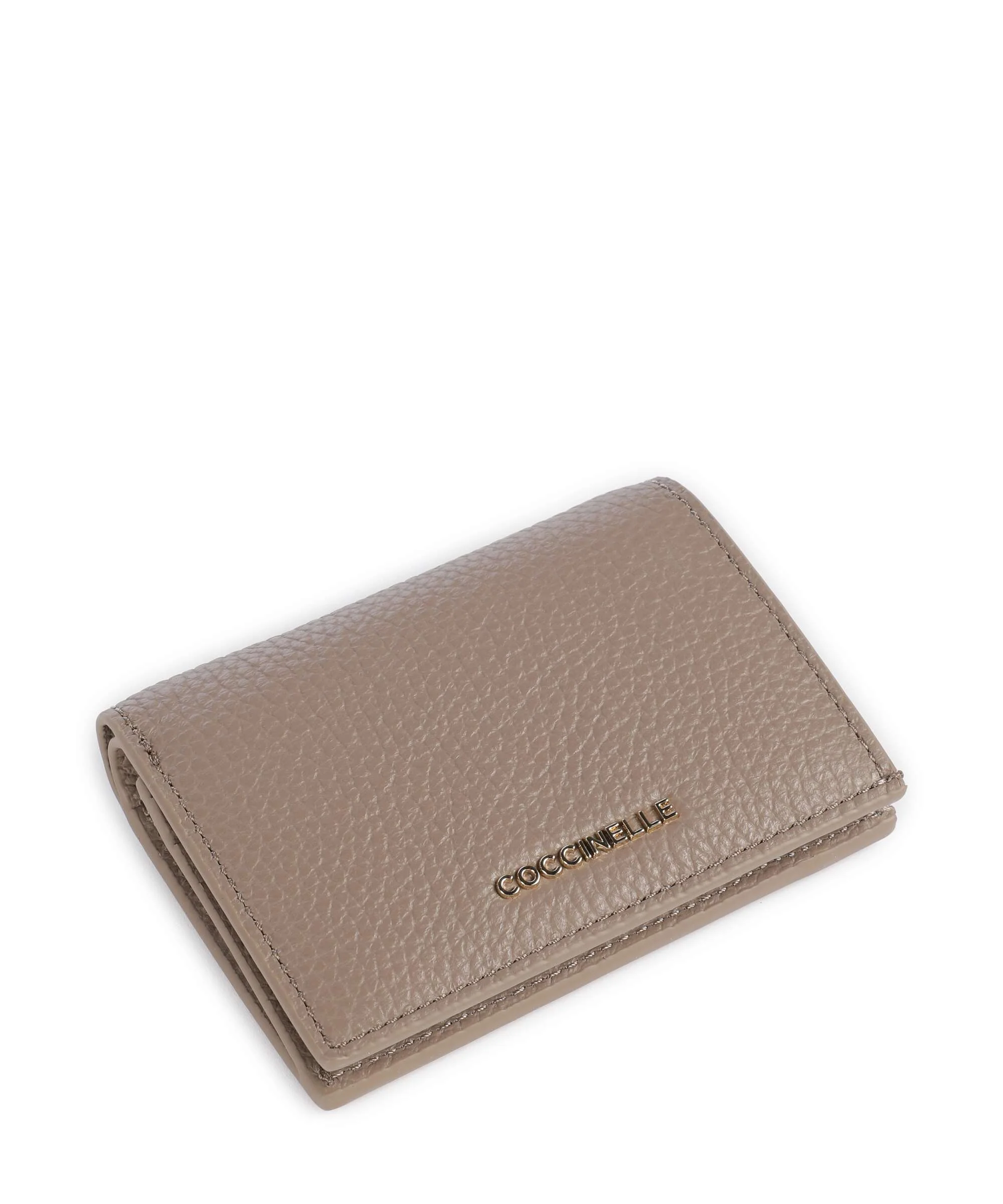 Coccinelle Metallic Soft Portemonnee warm taupe - Image 4