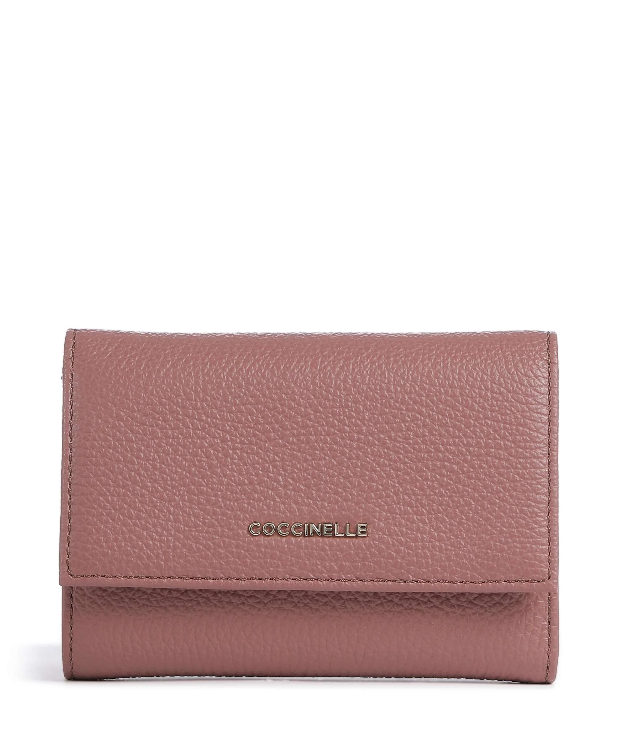 Coccinelle Metallic Soft Portemonnee winter rose